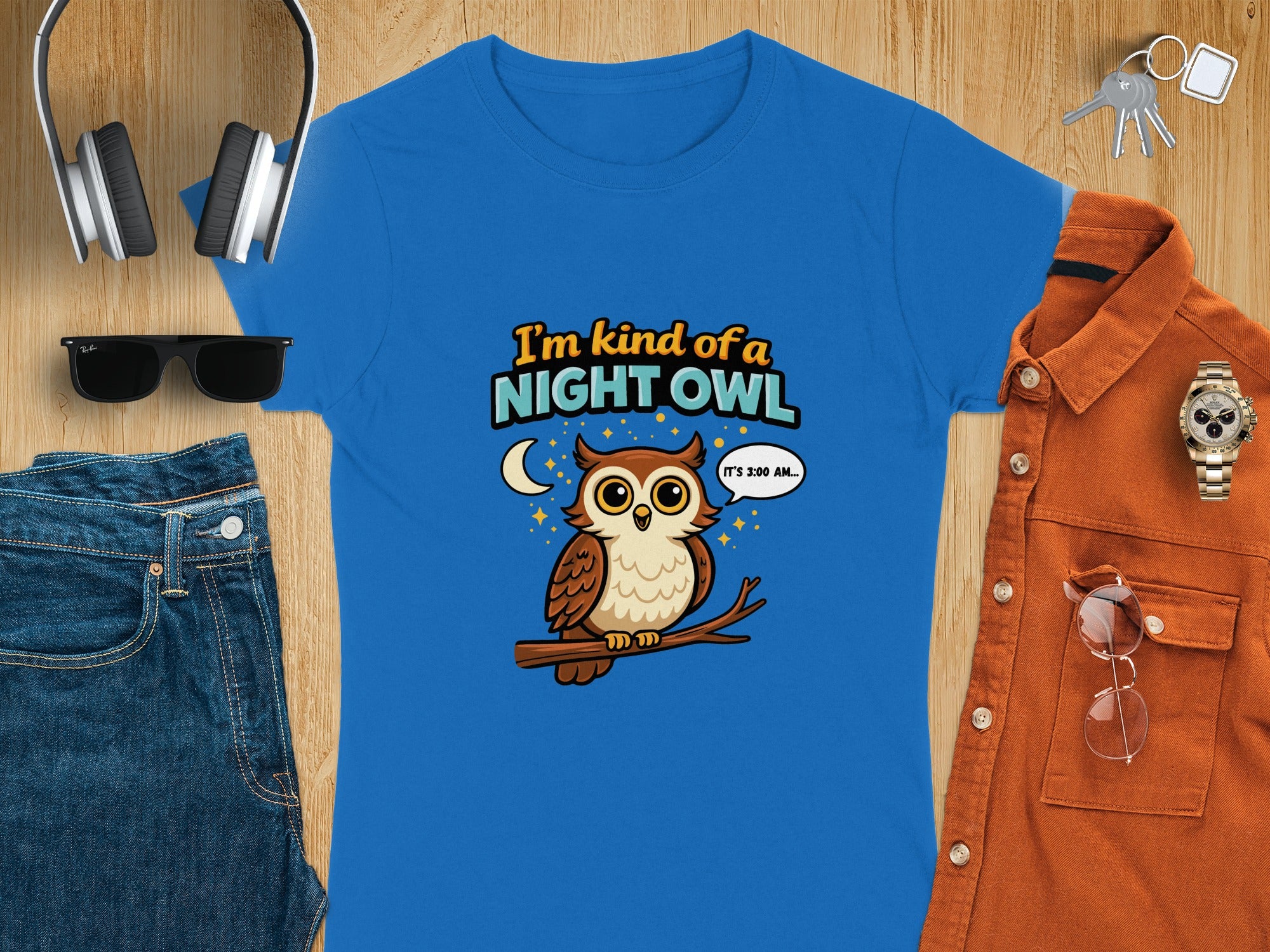 I'm Kind of a Night Owl It's 3:00 A.M. T-shirt