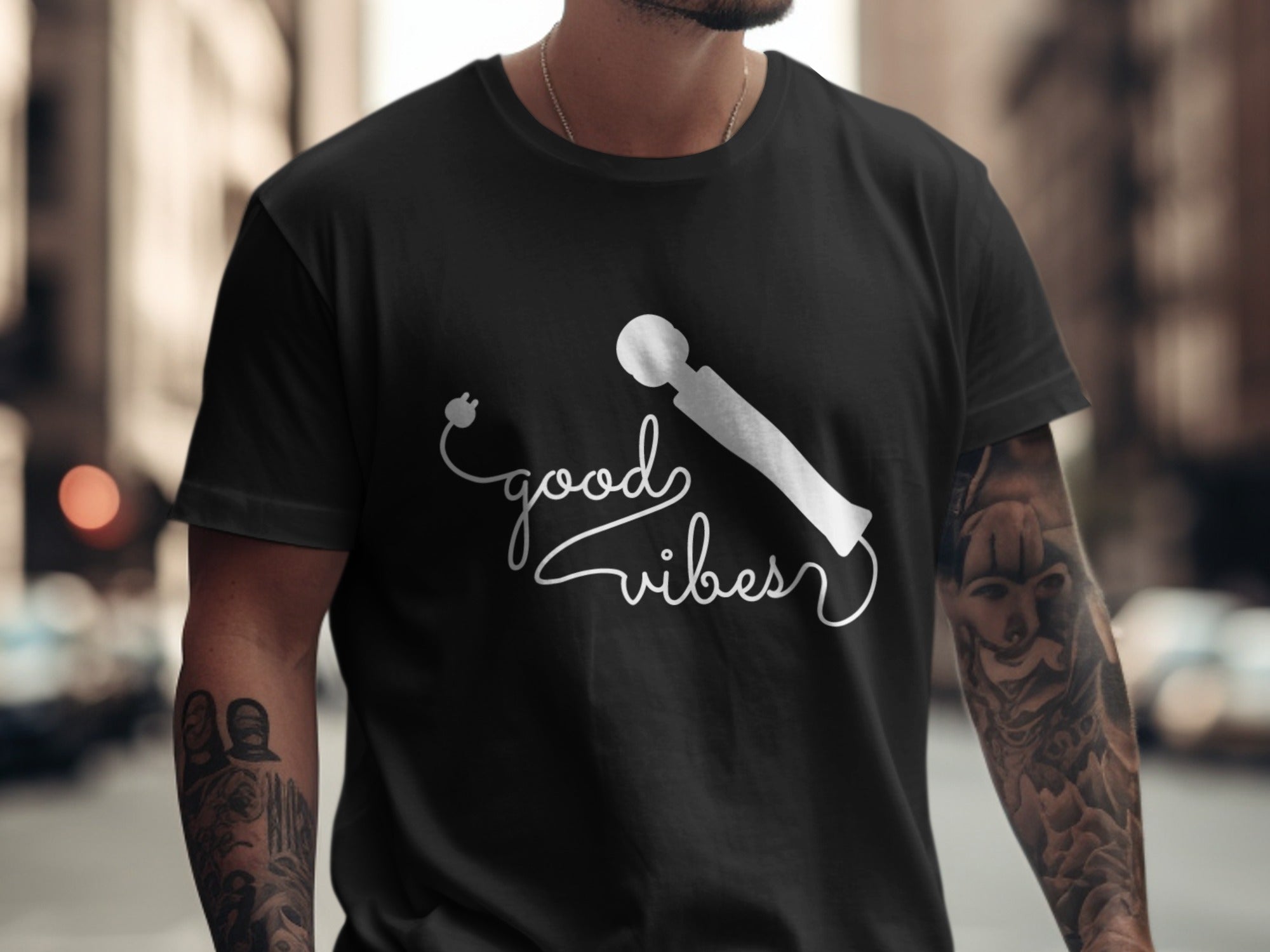 Good Vibes Fun Graphic T-shirt for Casual Wear