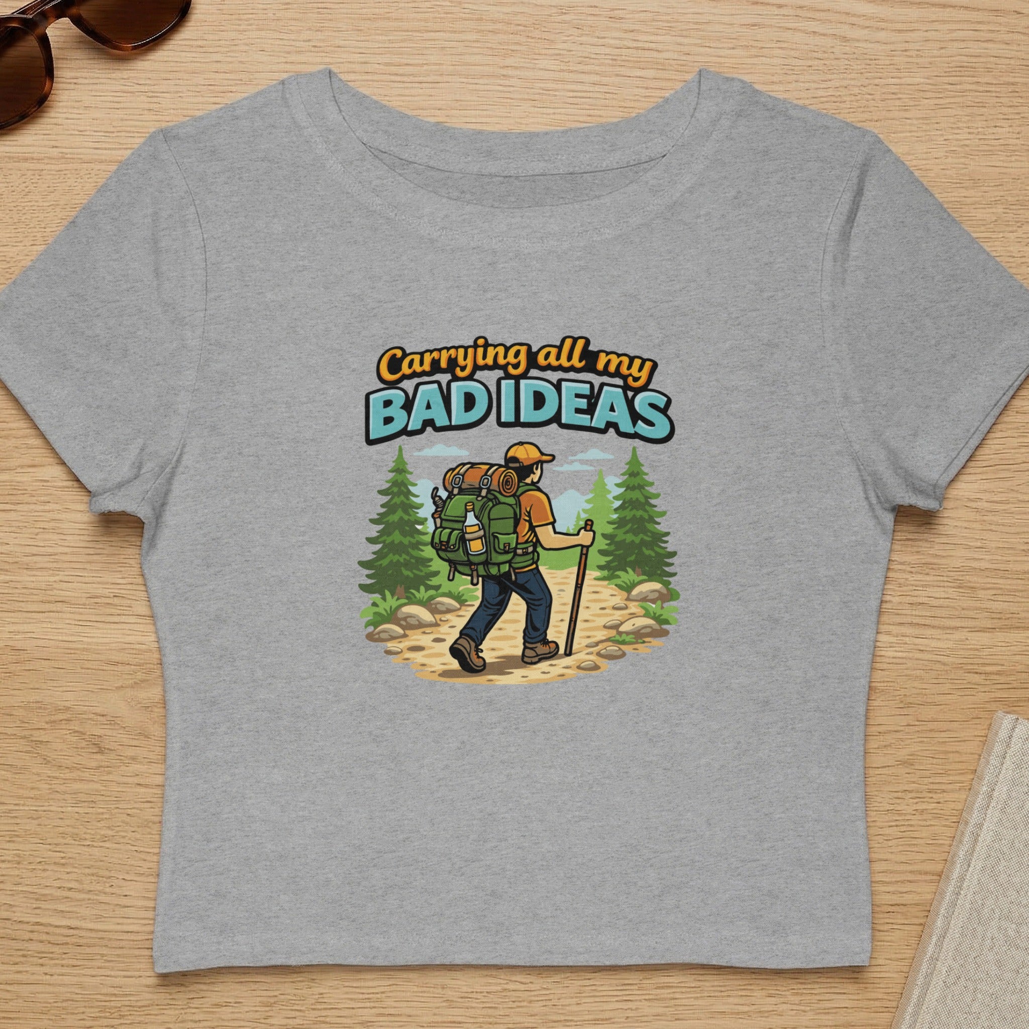 Carrying All My Bad Ideas Hiking Graphic Shirt