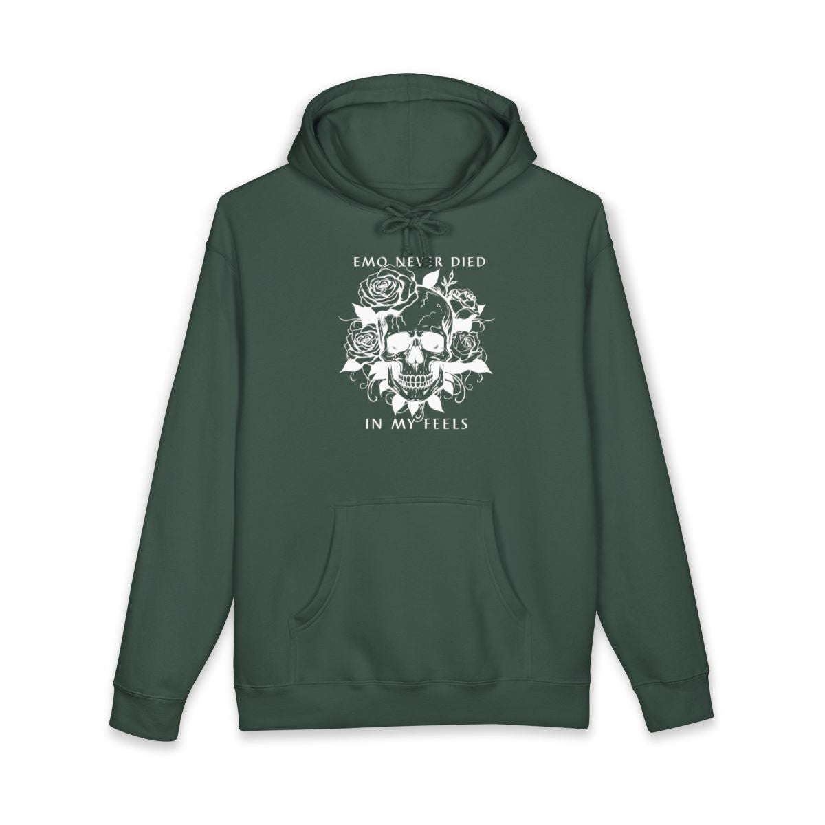 Emo Never Died In My Feels Skull Hoodie