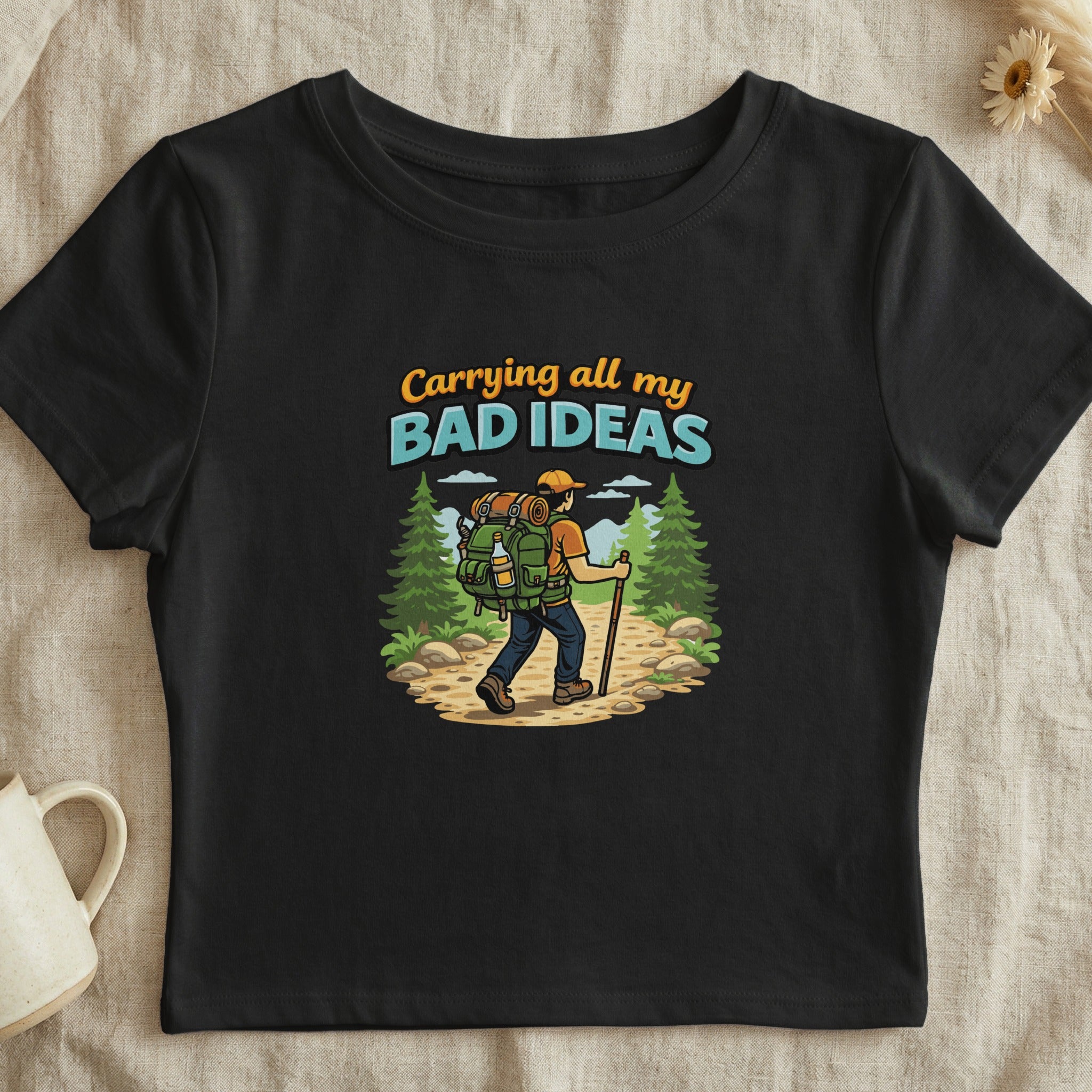 Carrying All My Bad Ideas Hiking Graphic Shirt