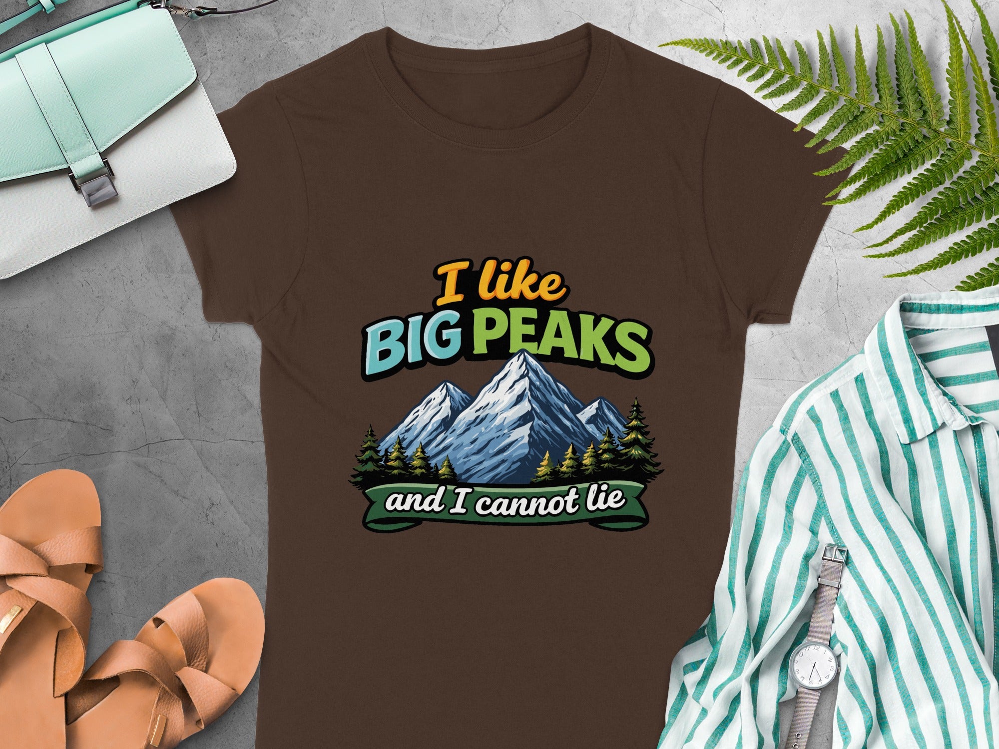 I Like Big Peaks and I Cannot Lie T-Shirt for Nature Lovers