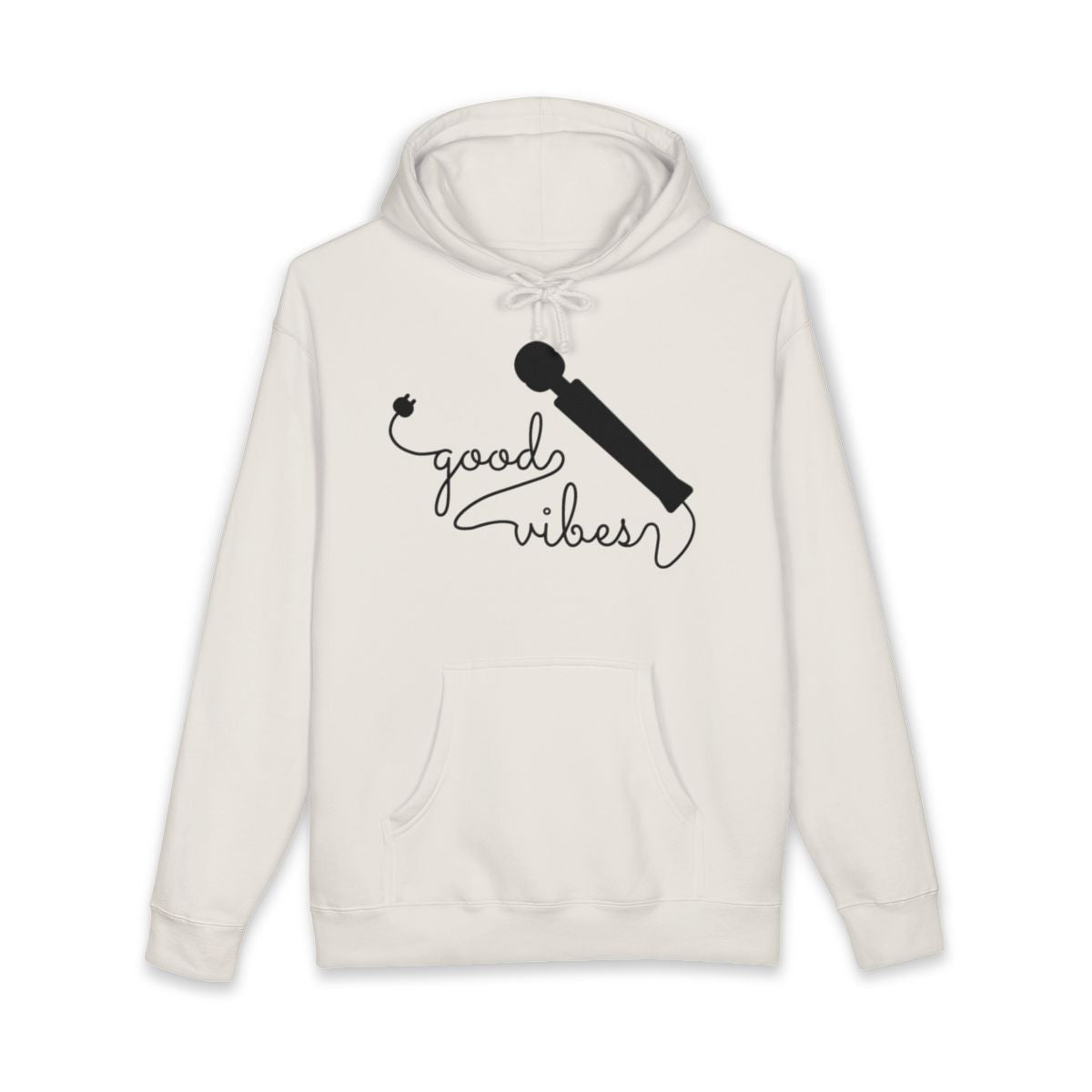 Good Vibes Microphone Graphic Hooded Sweatshirt