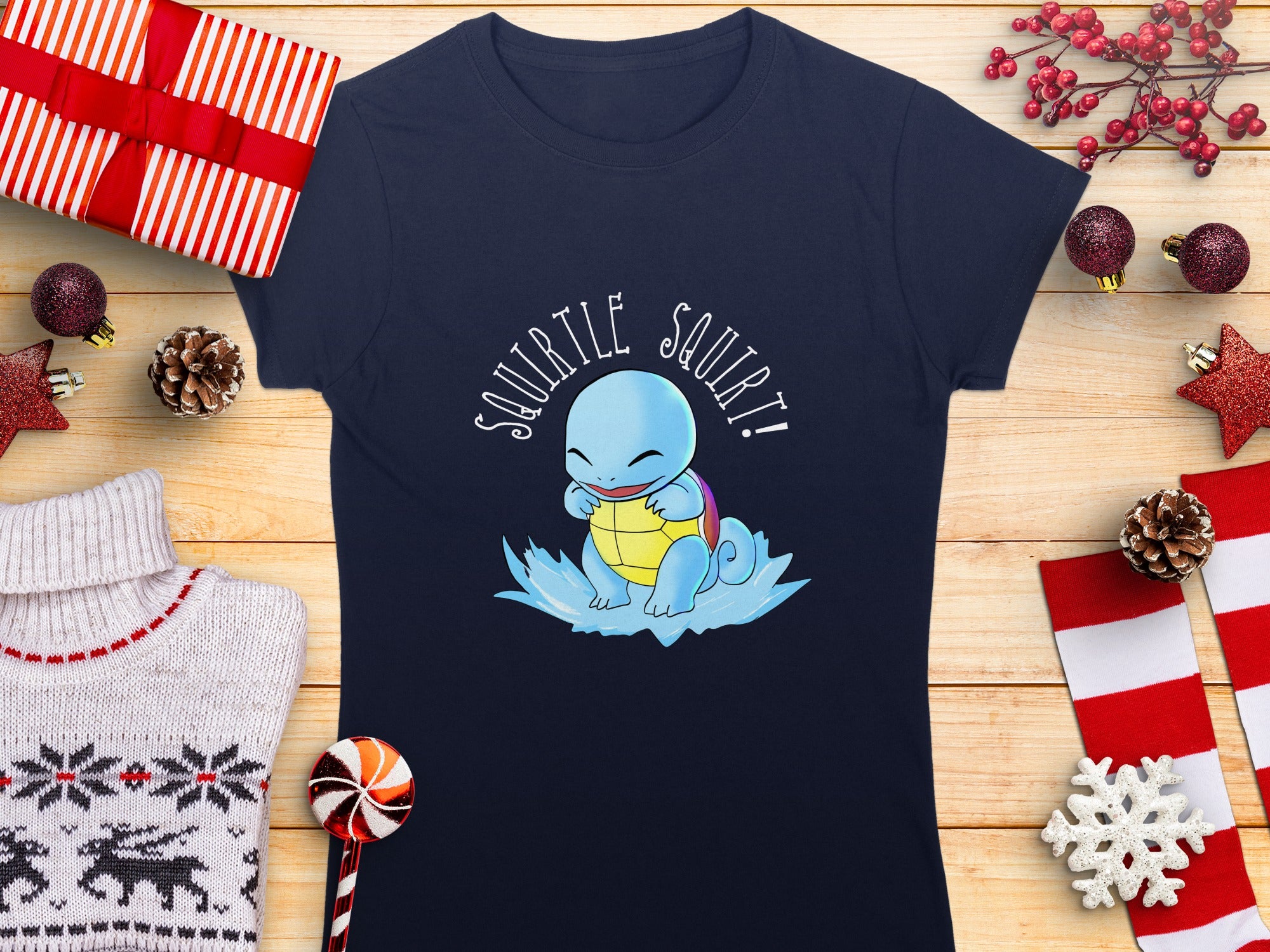 Squirtle Squirt Graphic Tee for Pokemon Fans Product