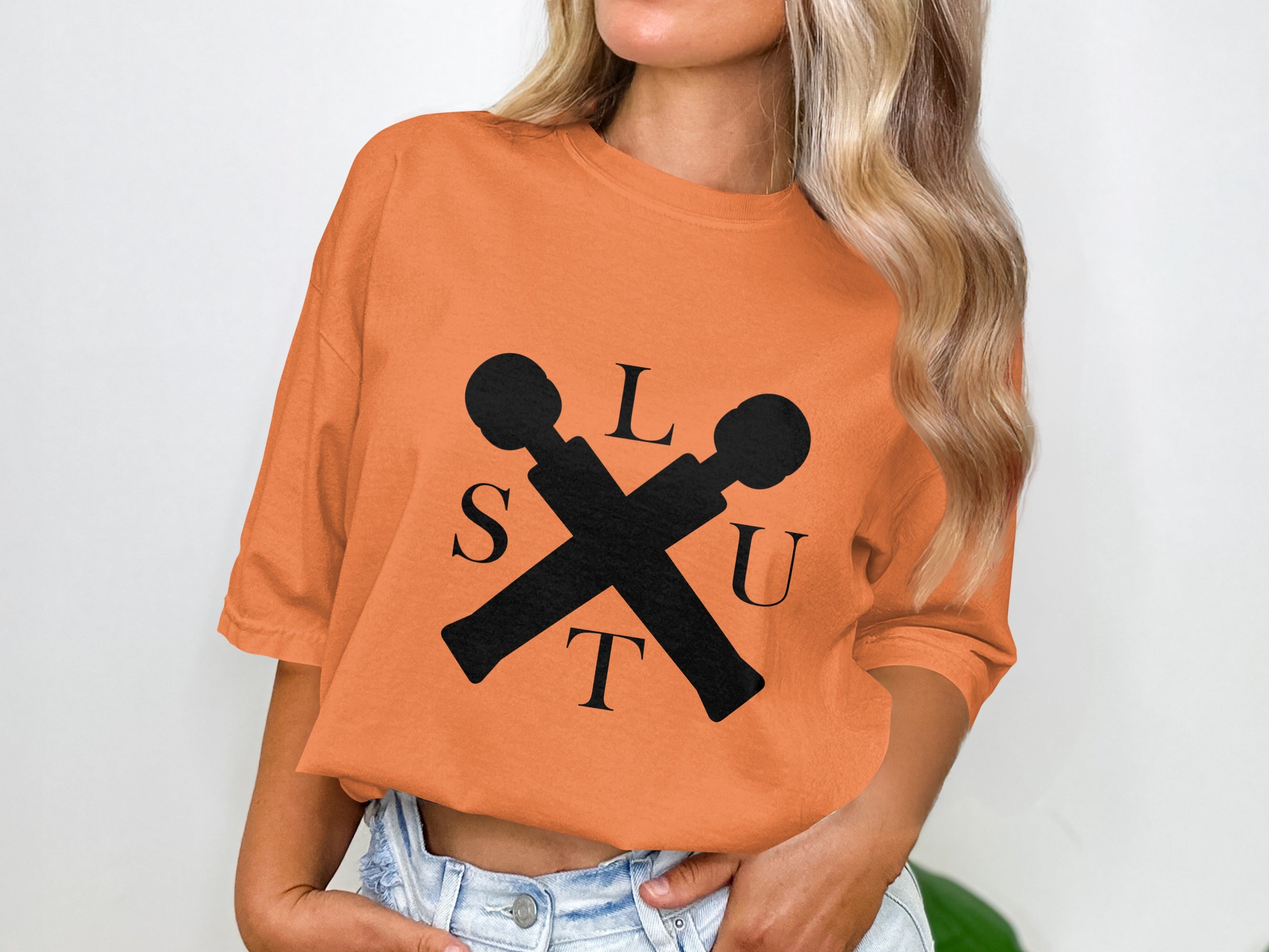Vintage Mic Crossbones Graphic Unisex T-shirt