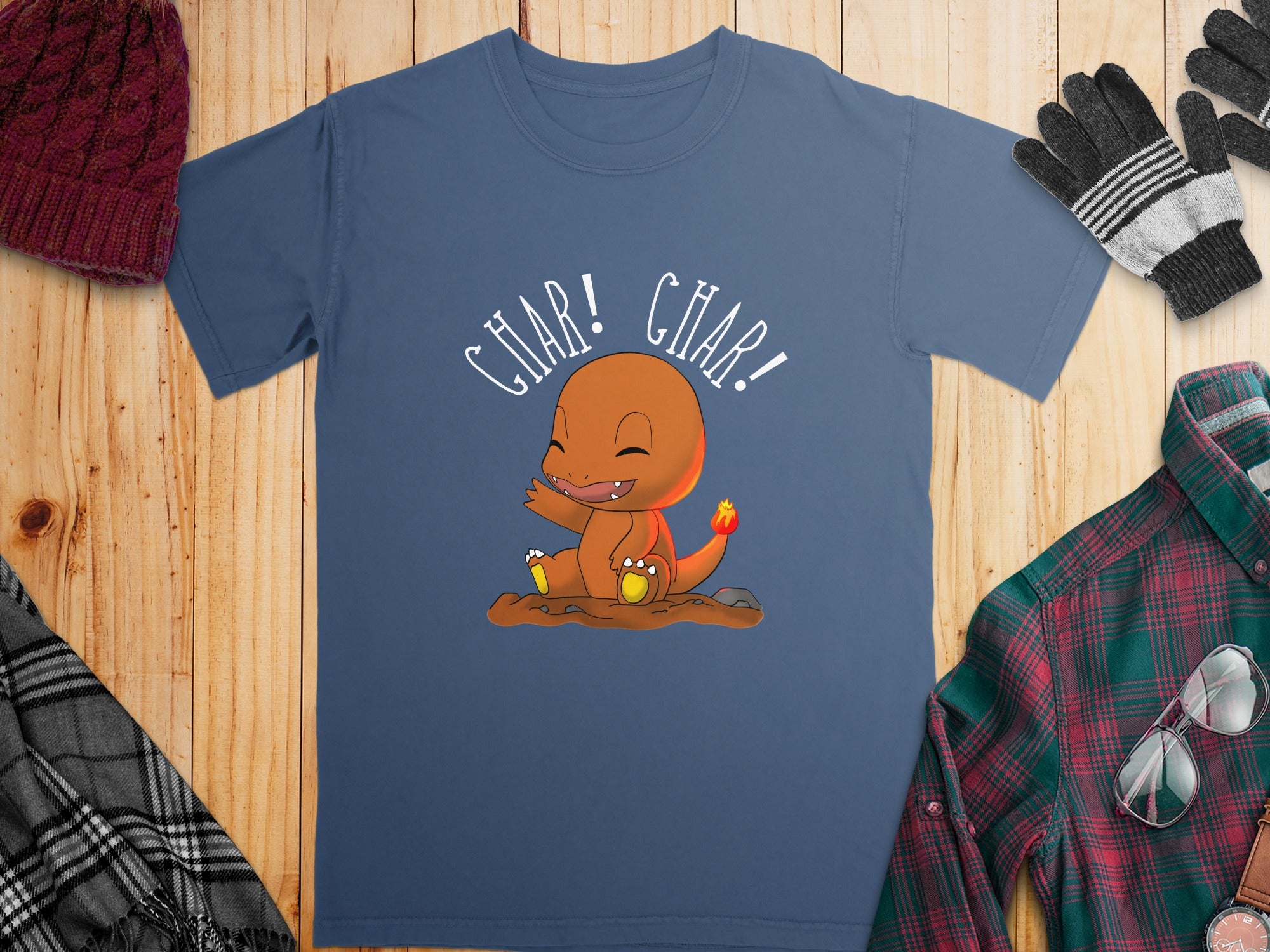Char! Char! Cute Cartoon Character T-Shirt