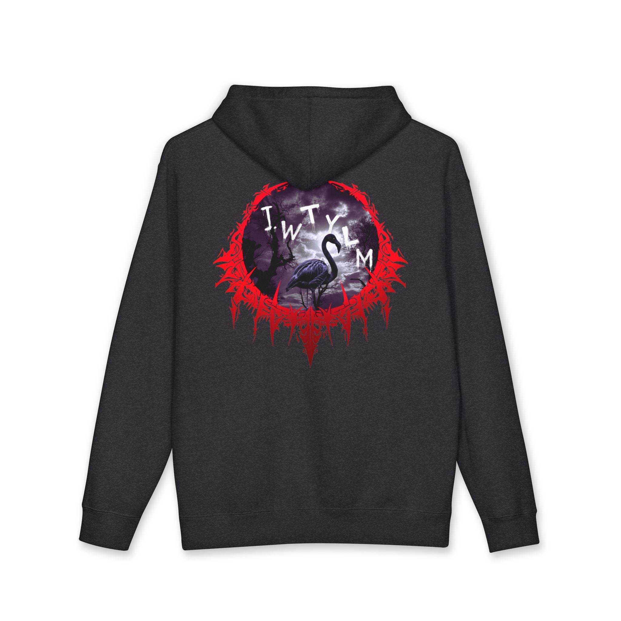 Dark Flamingo Red Frame J.W.T.Y.L.M. Mysterious Design Hoodie product type