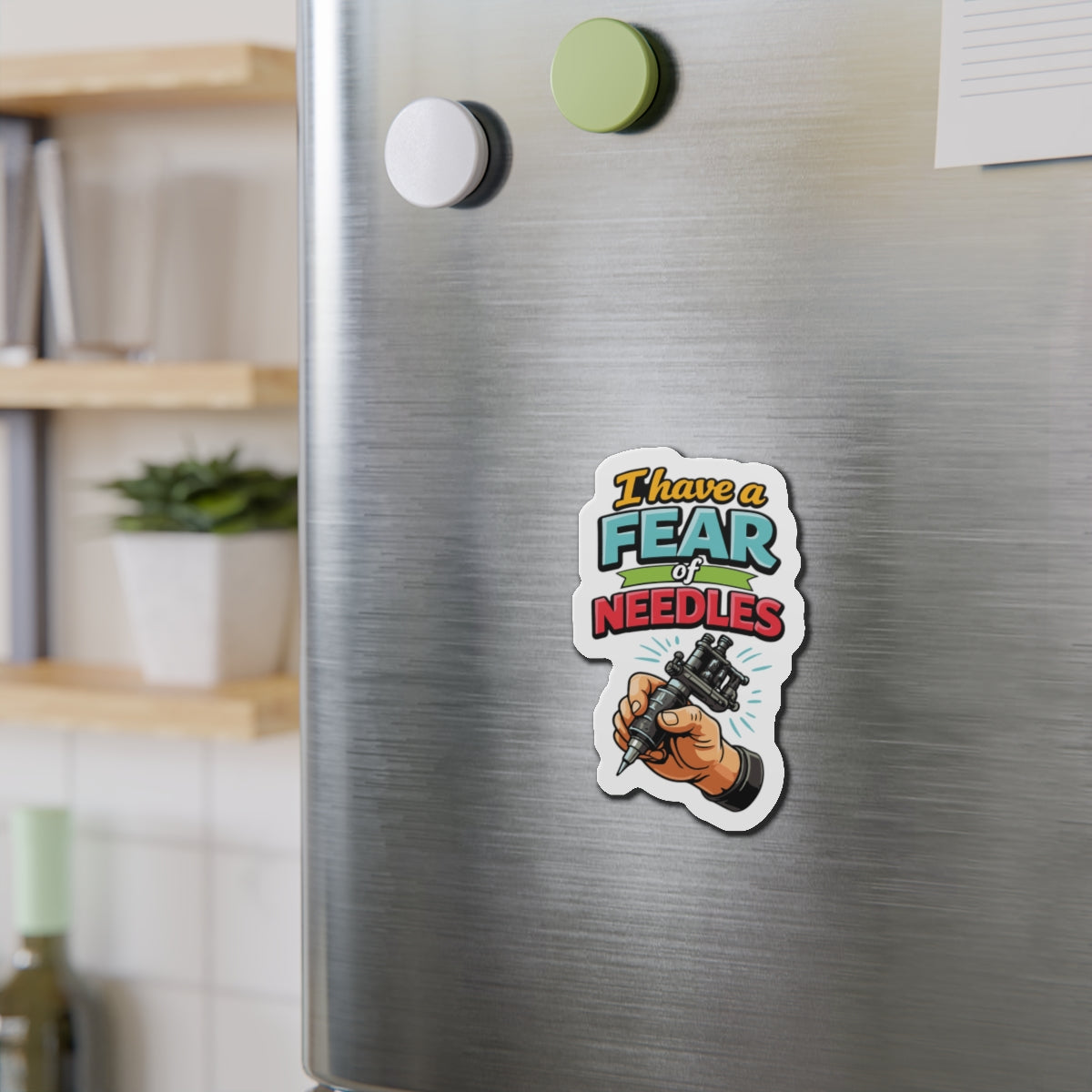 I Have a Fear of Needles Decorative Sticker
