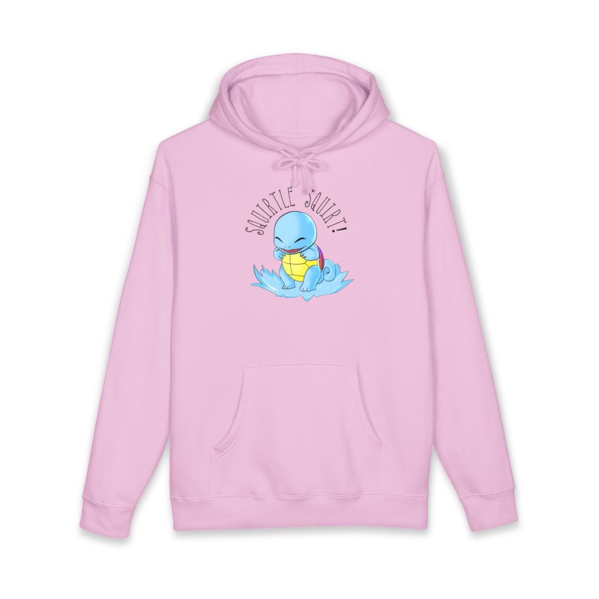 Squirtle Squirt Pink Hoodie with Adorable Design