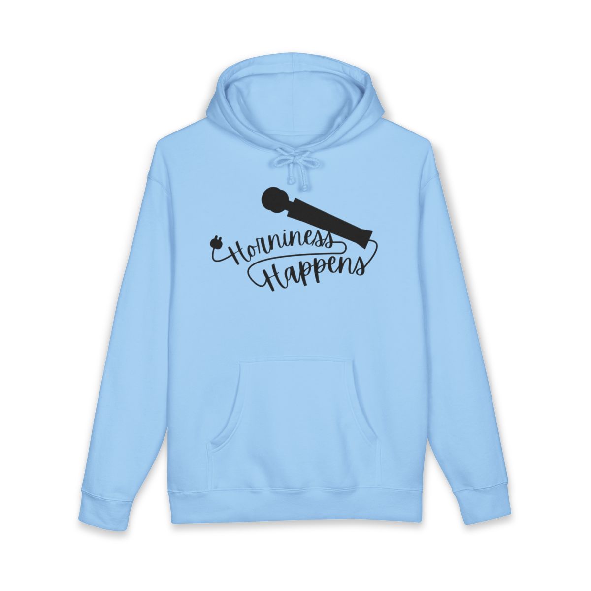 Horniness Happens Microphone Hoodie for Music Lovers