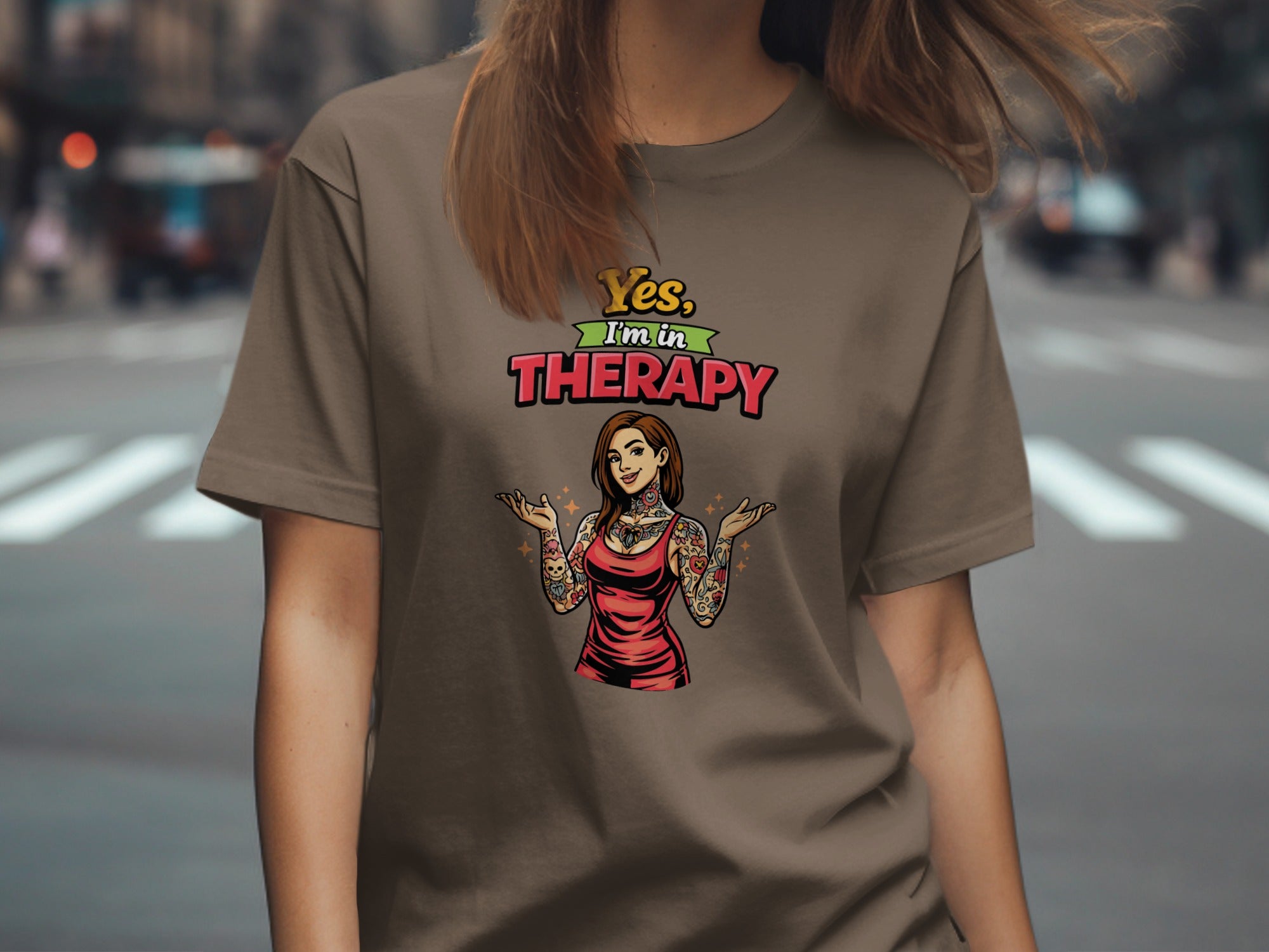 Yes I'm in Therapy Graphic T-Shirt