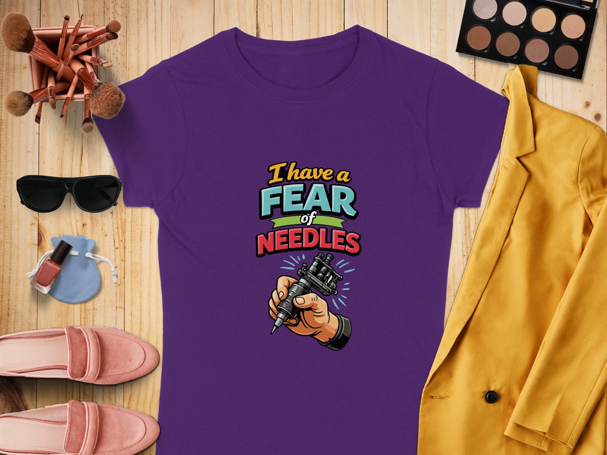 I Have a Fear of Needles Funny T-Shirt