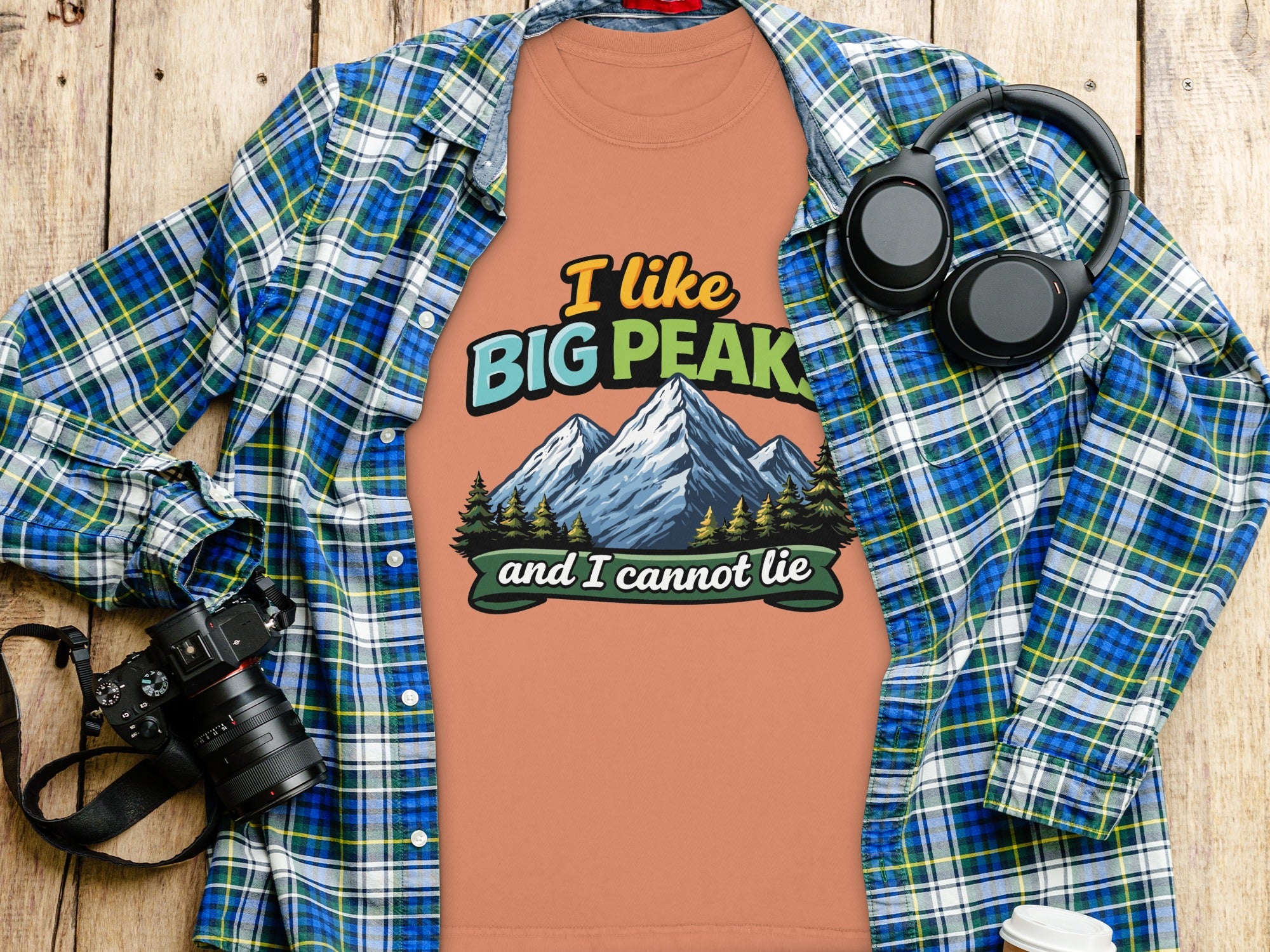 I Like Big Peaks And I Cannot Lie Graphic Shirt