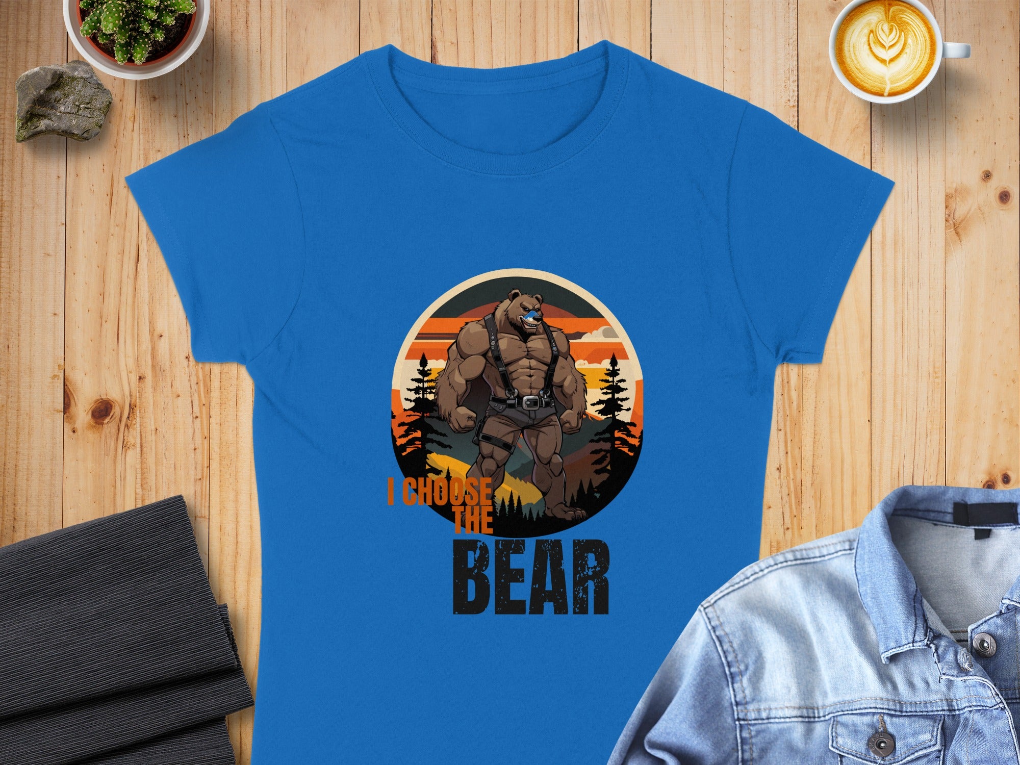 I Choose The Bear Graphic - Unique Statement T-shirt