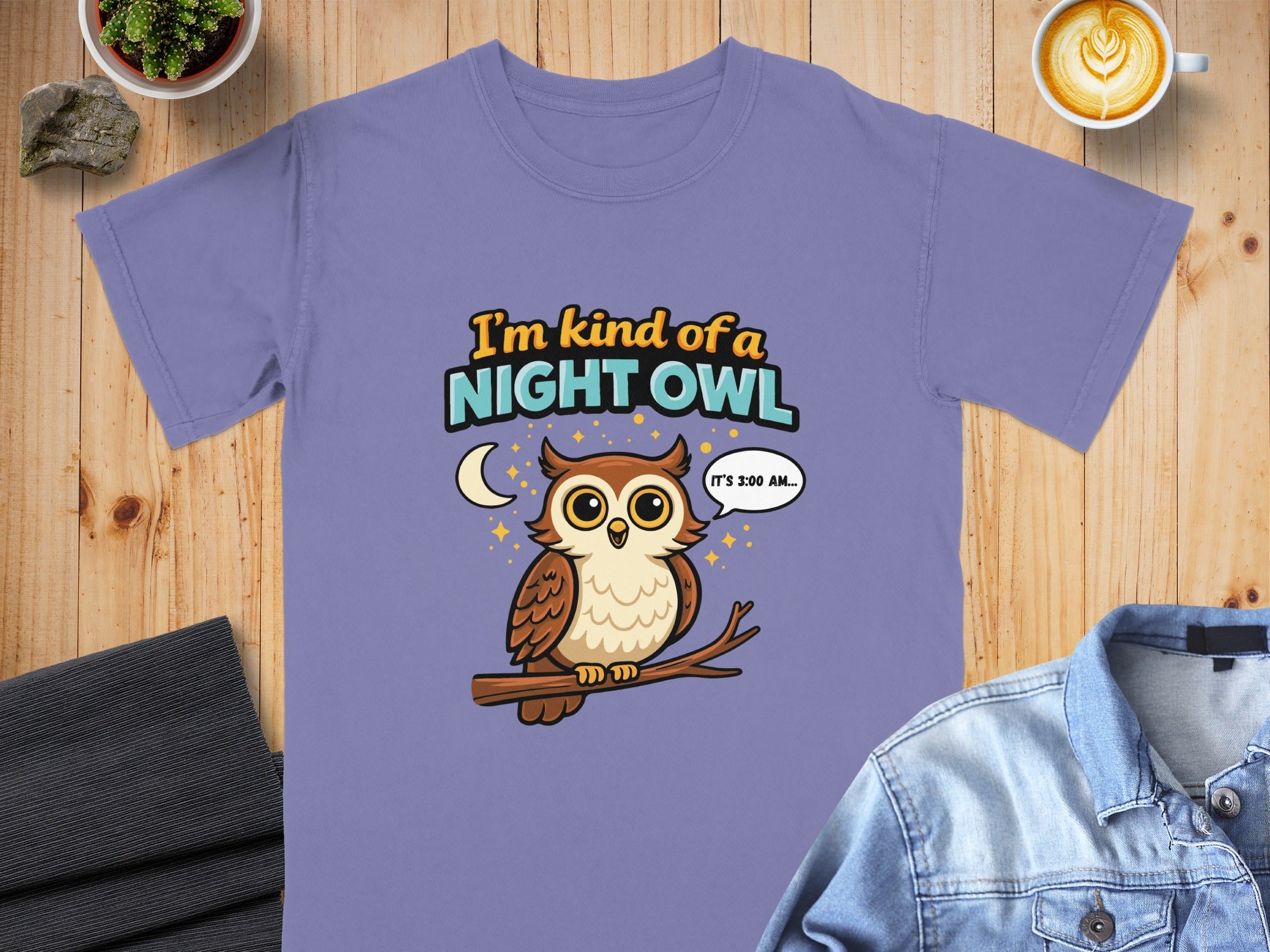 I'm Kind of a Night Owl Funny Owl T-shirt