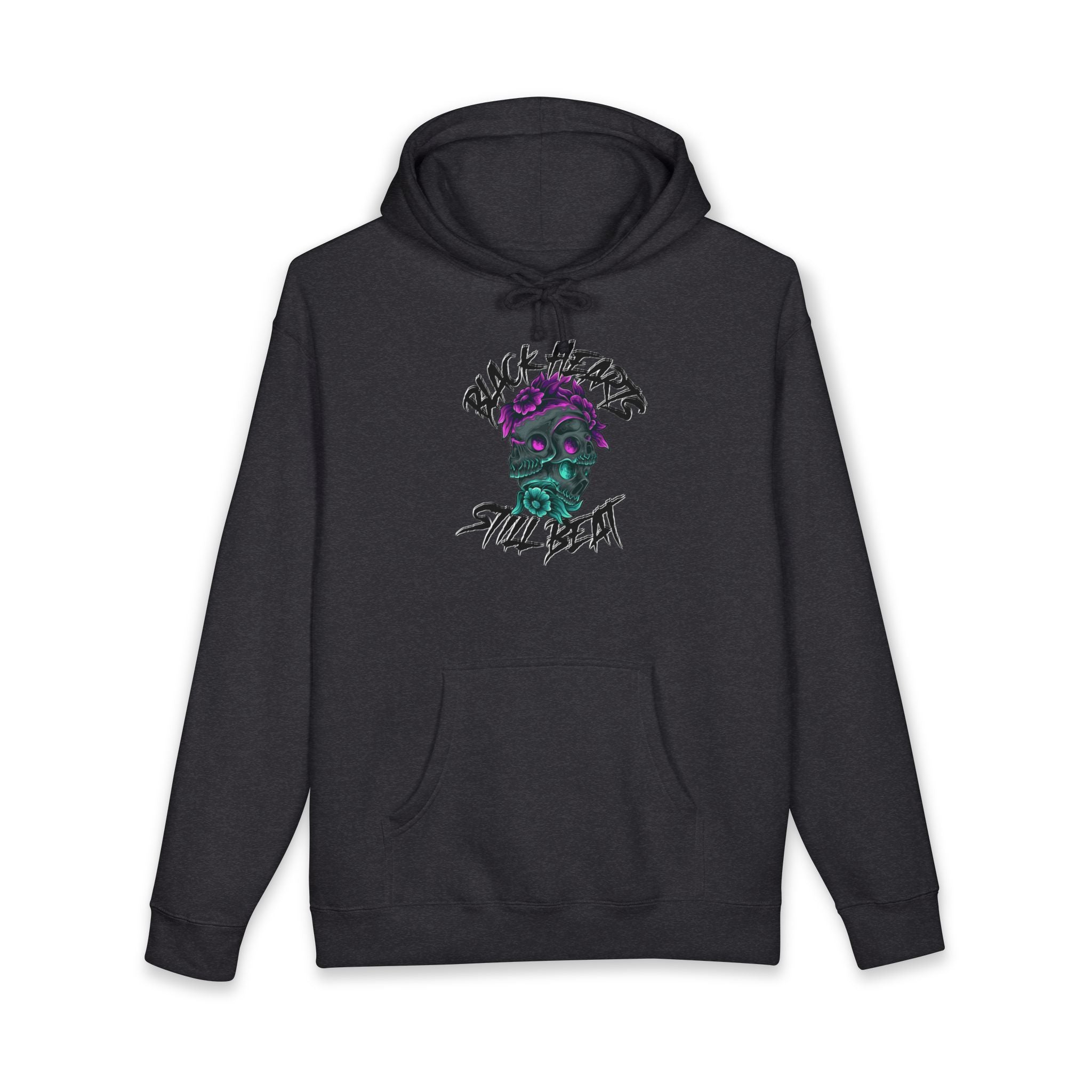 Dark grey hoodie with skull and floral graphic and "Kill Them All" text.