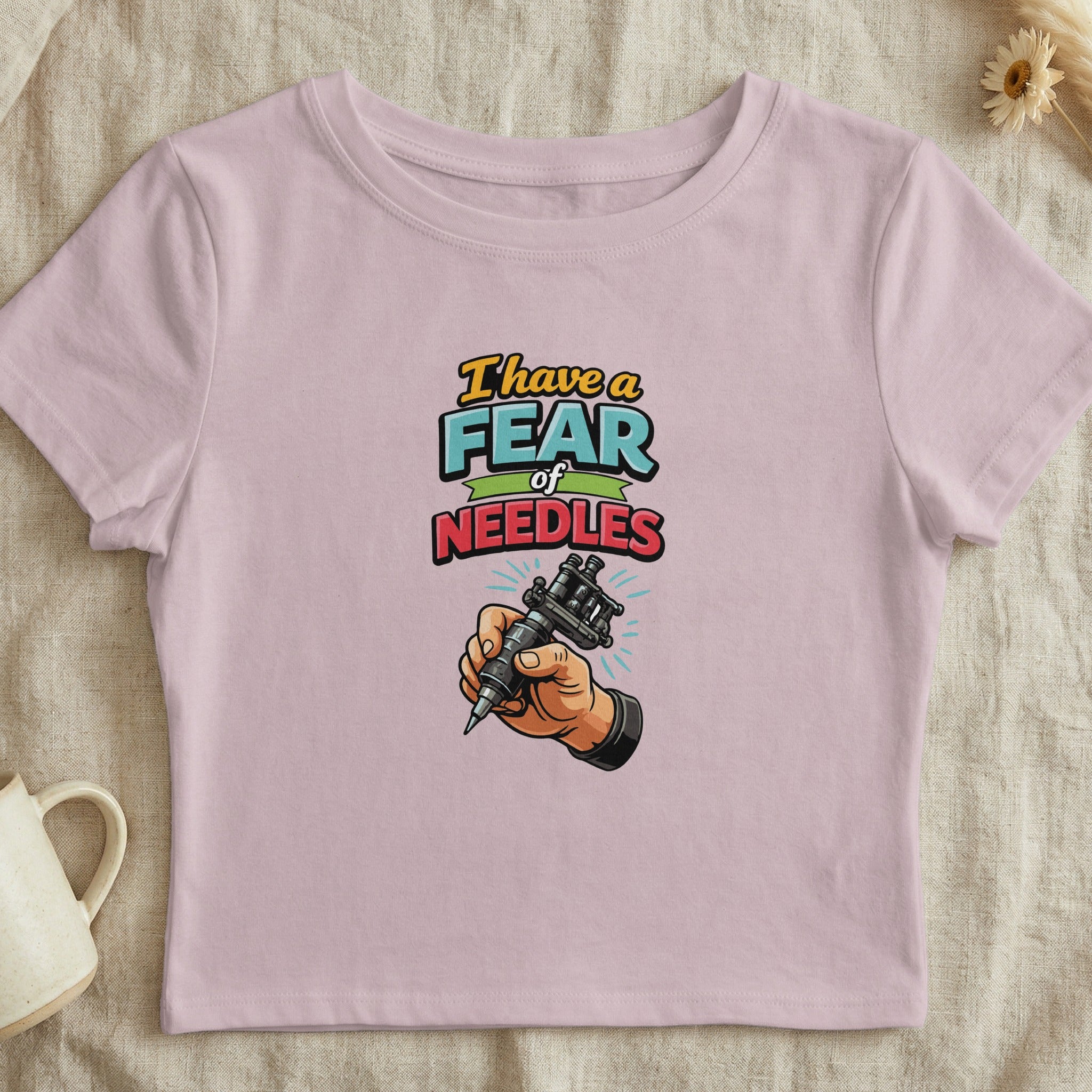 I Have A Fear Of Needles Graphic Tee Design Shirt