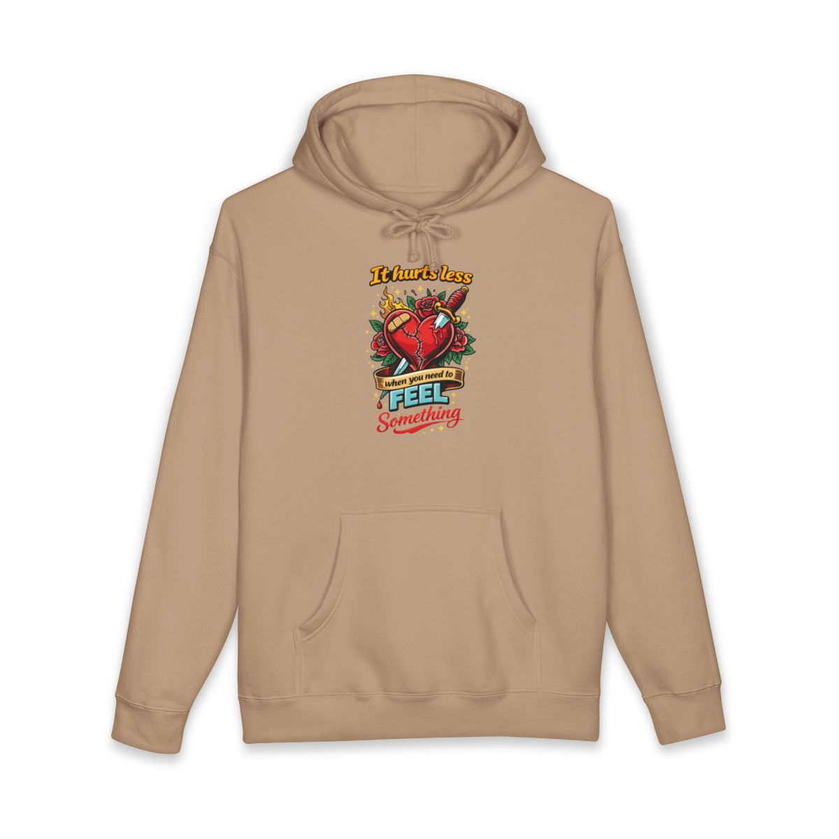 It hurts less when you need to feel something hoodie