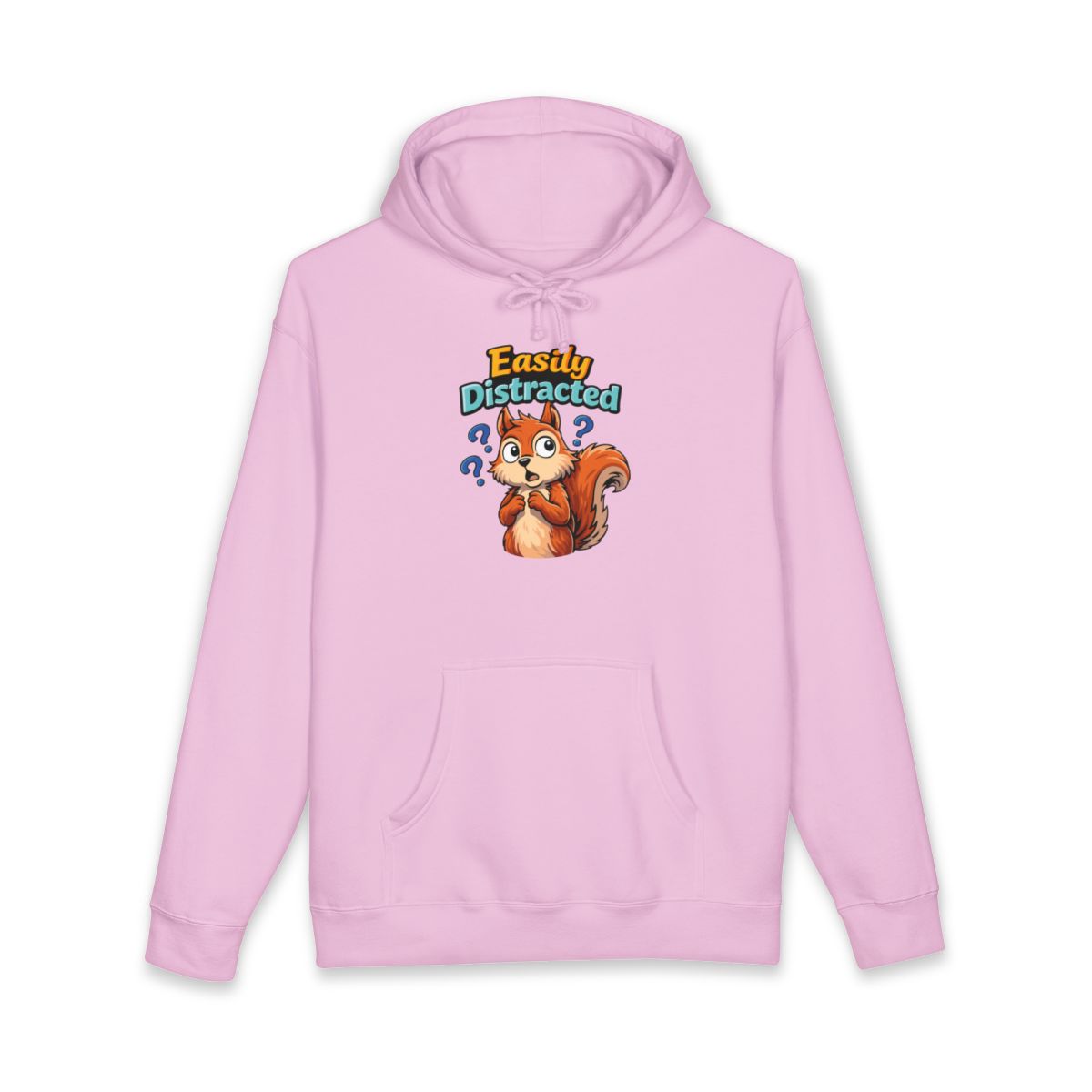Easily Distracted Squirrel Hoodie Fun Novelty Apparel