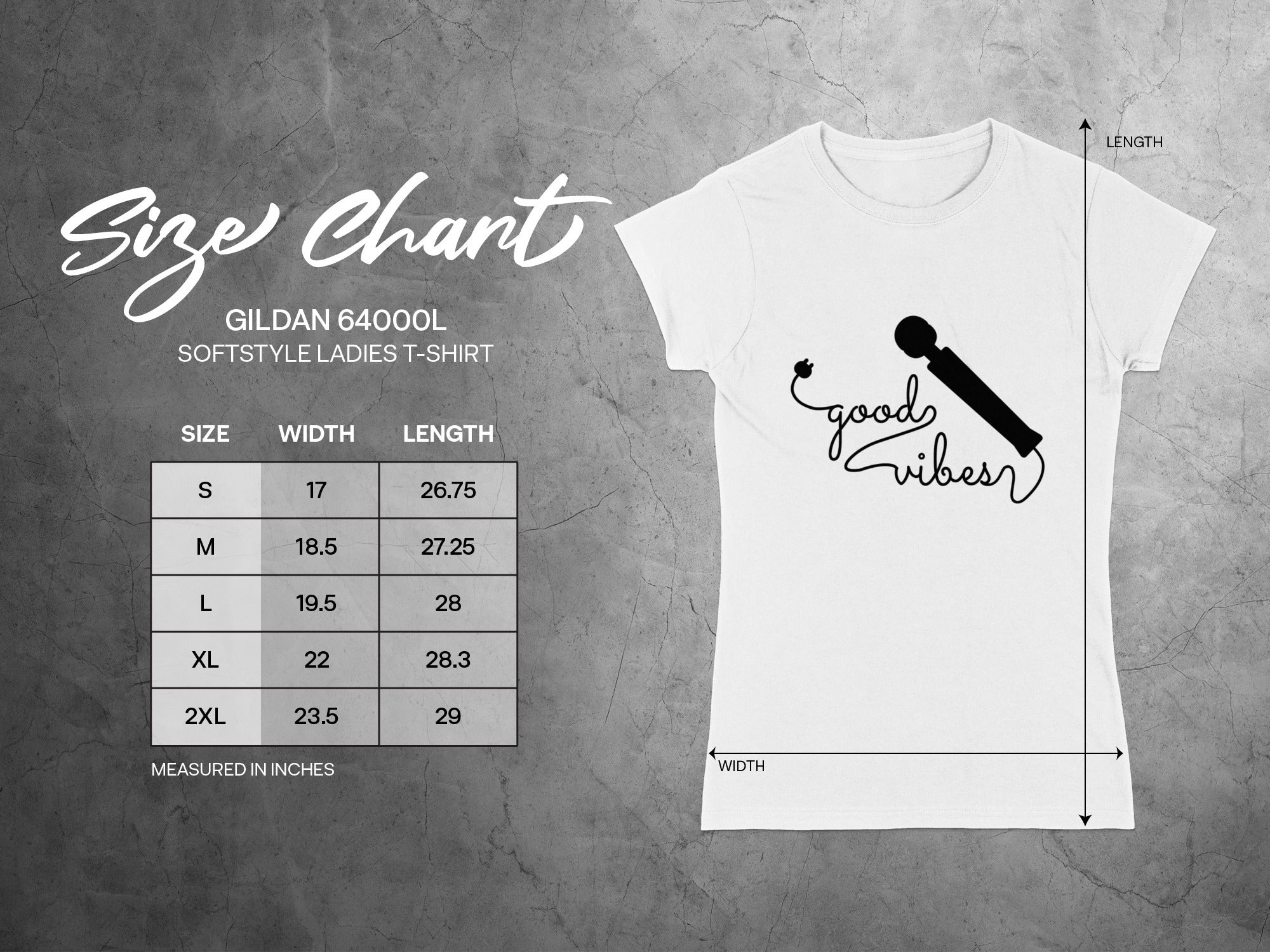 Good Vibes Microphone Design Softstyle Ladies T-Shirt