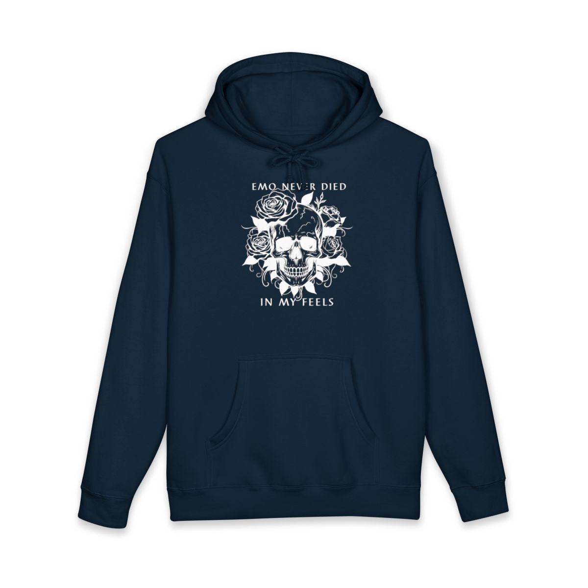 Emo Never Died Skull and Roses In My Feels Hoodie