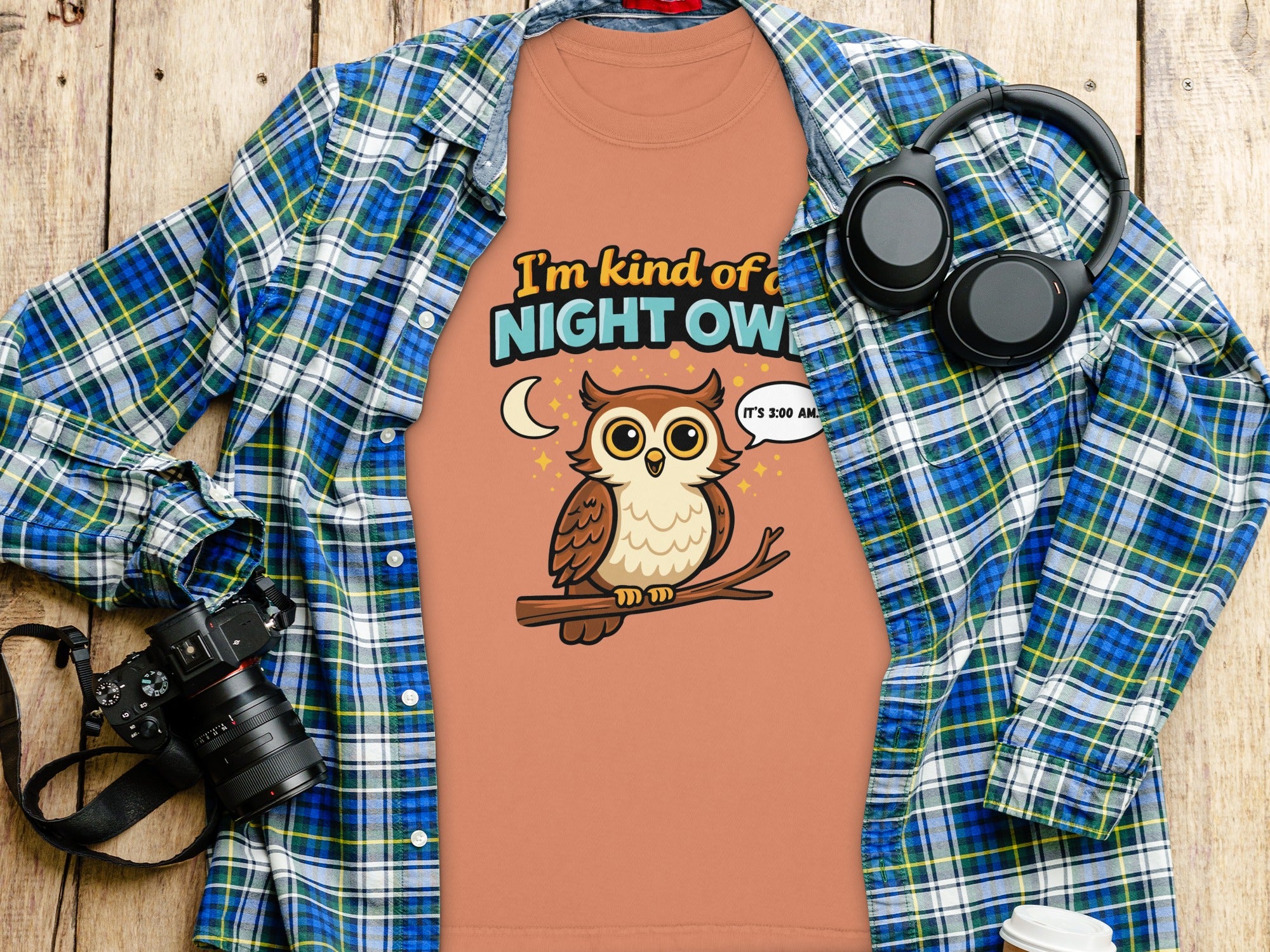 I'm Kind of a Night Owl It's 3:00 AM Owl T-shirt