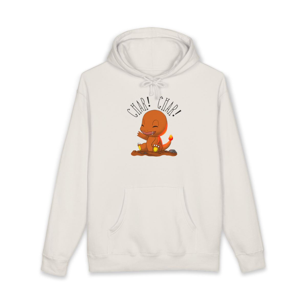 Cute and Cozy Char Charmander Hoodie with Smiling Design