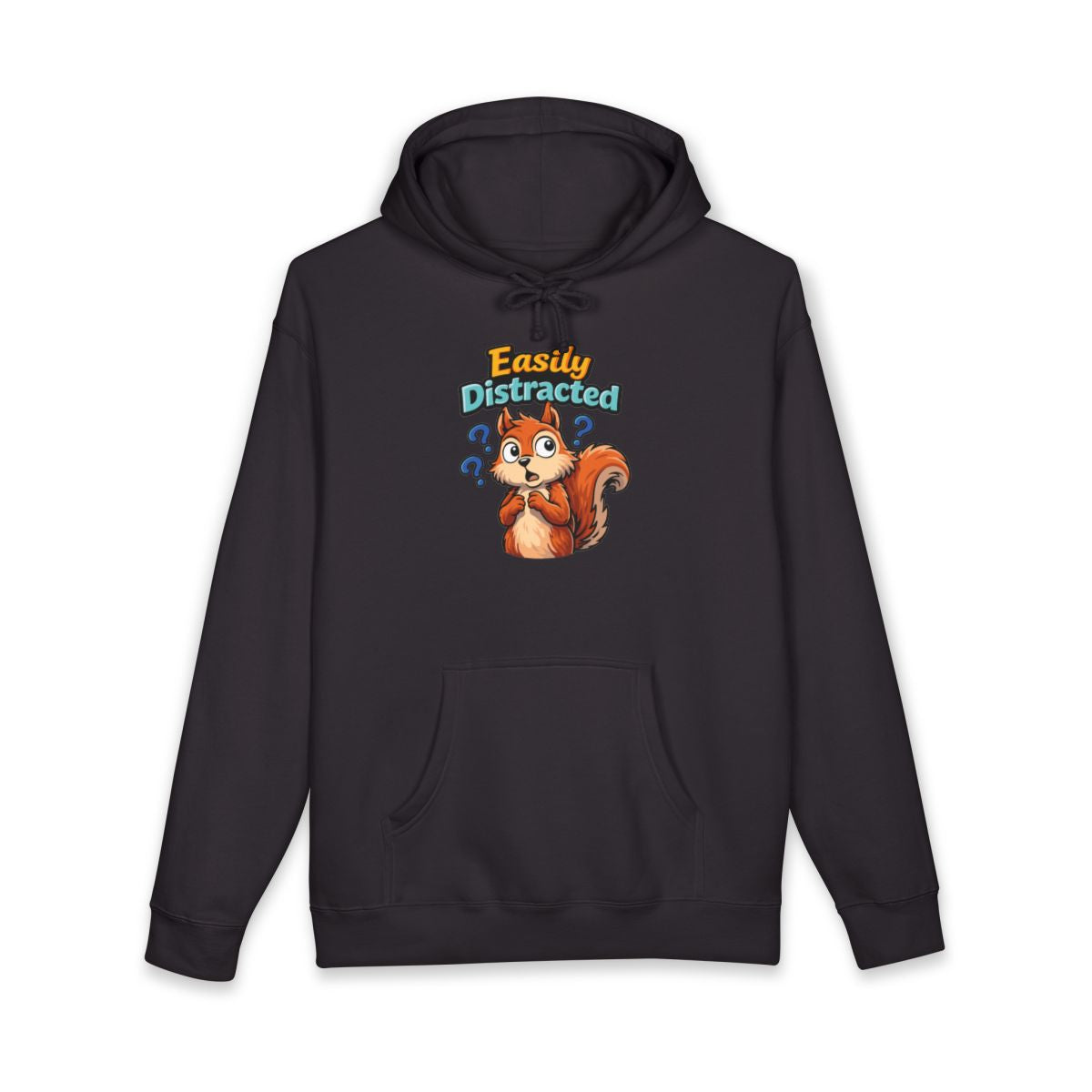 Easily Distracted Squirrel Design Hoodie Product