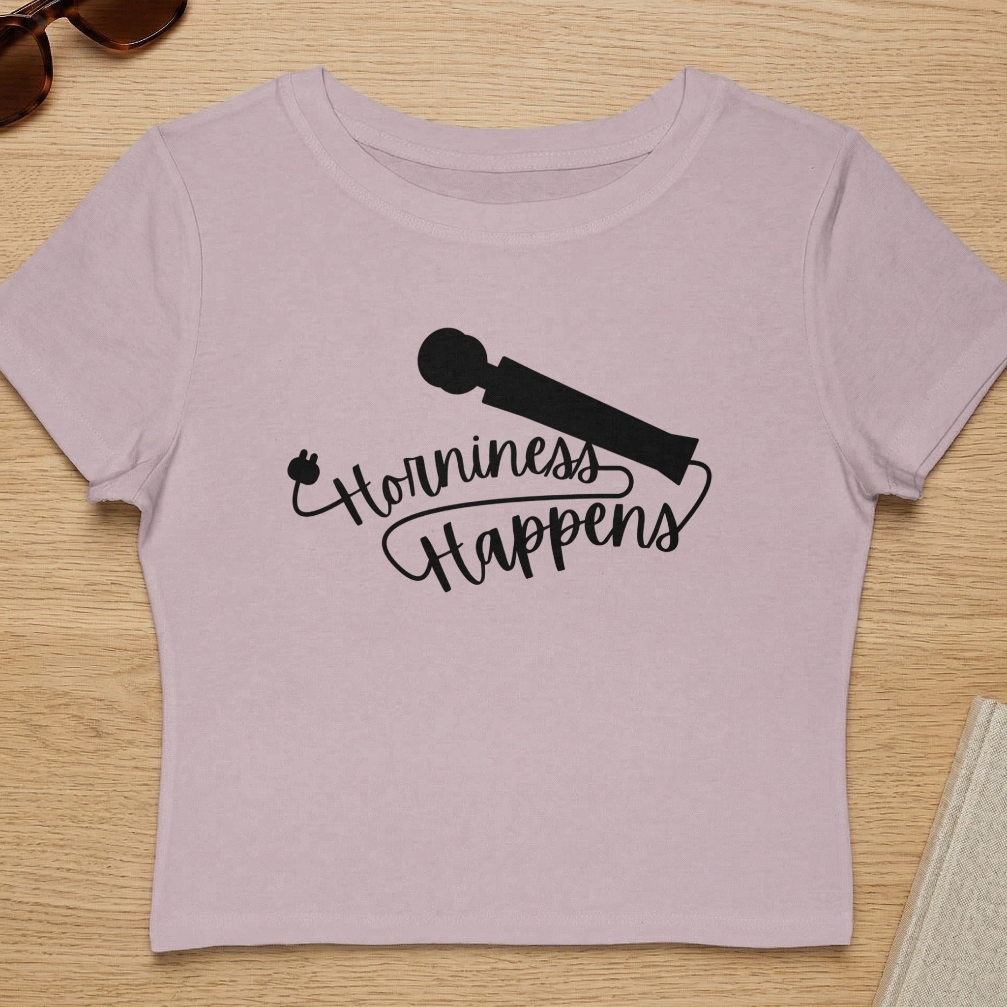 Horniness Happens Graphic T-Shirt for Casual Outfits