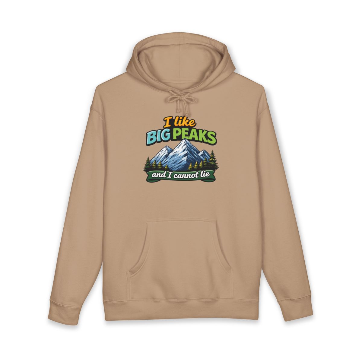 I Like Big Peaks And I Cannot Lie Graphic Hoodie
