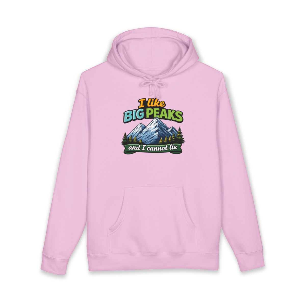 I Like Big Peaks and I Cannot Lie Graphic Hoodie