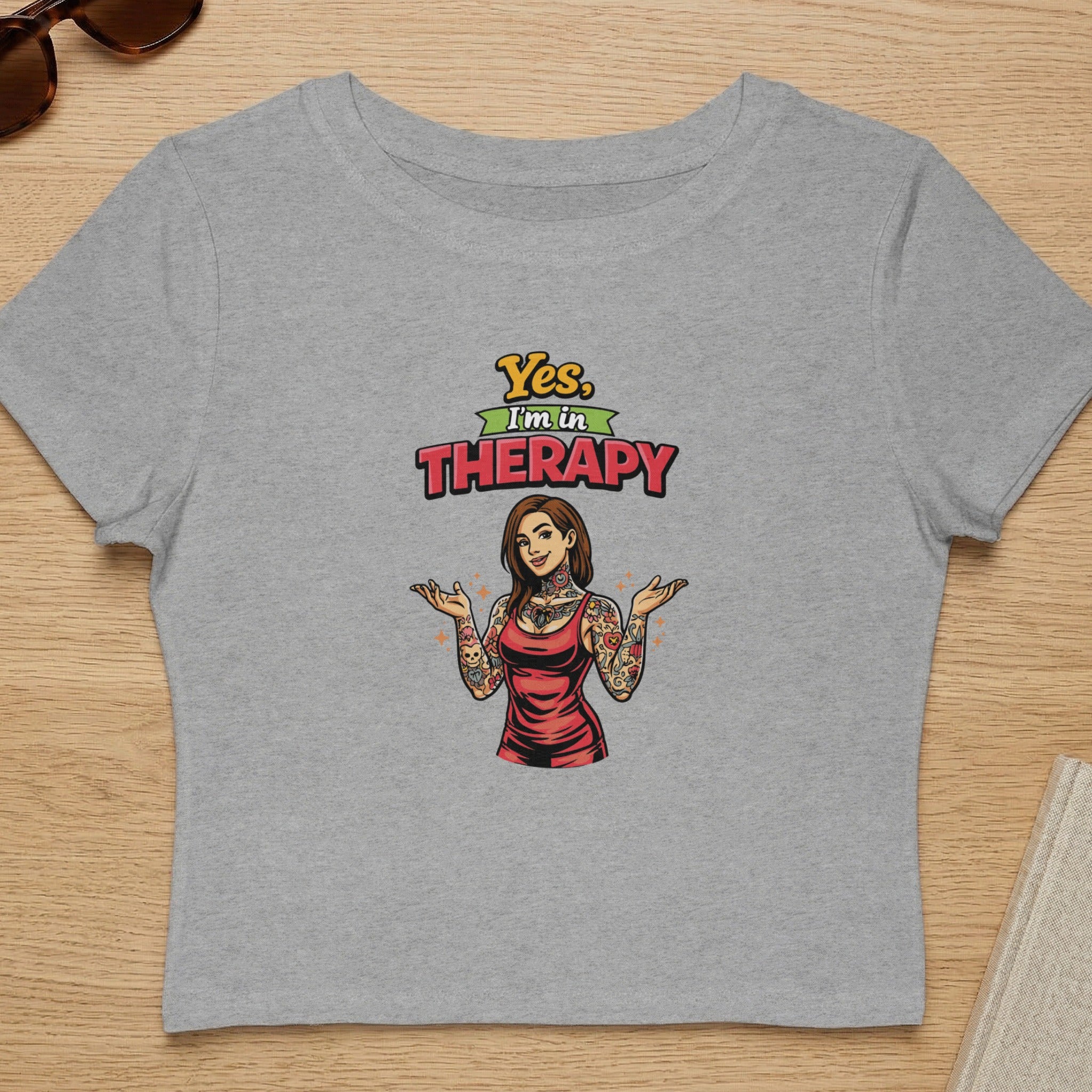 Yes I'm in Therapy Statement Graphic T-Shirt
