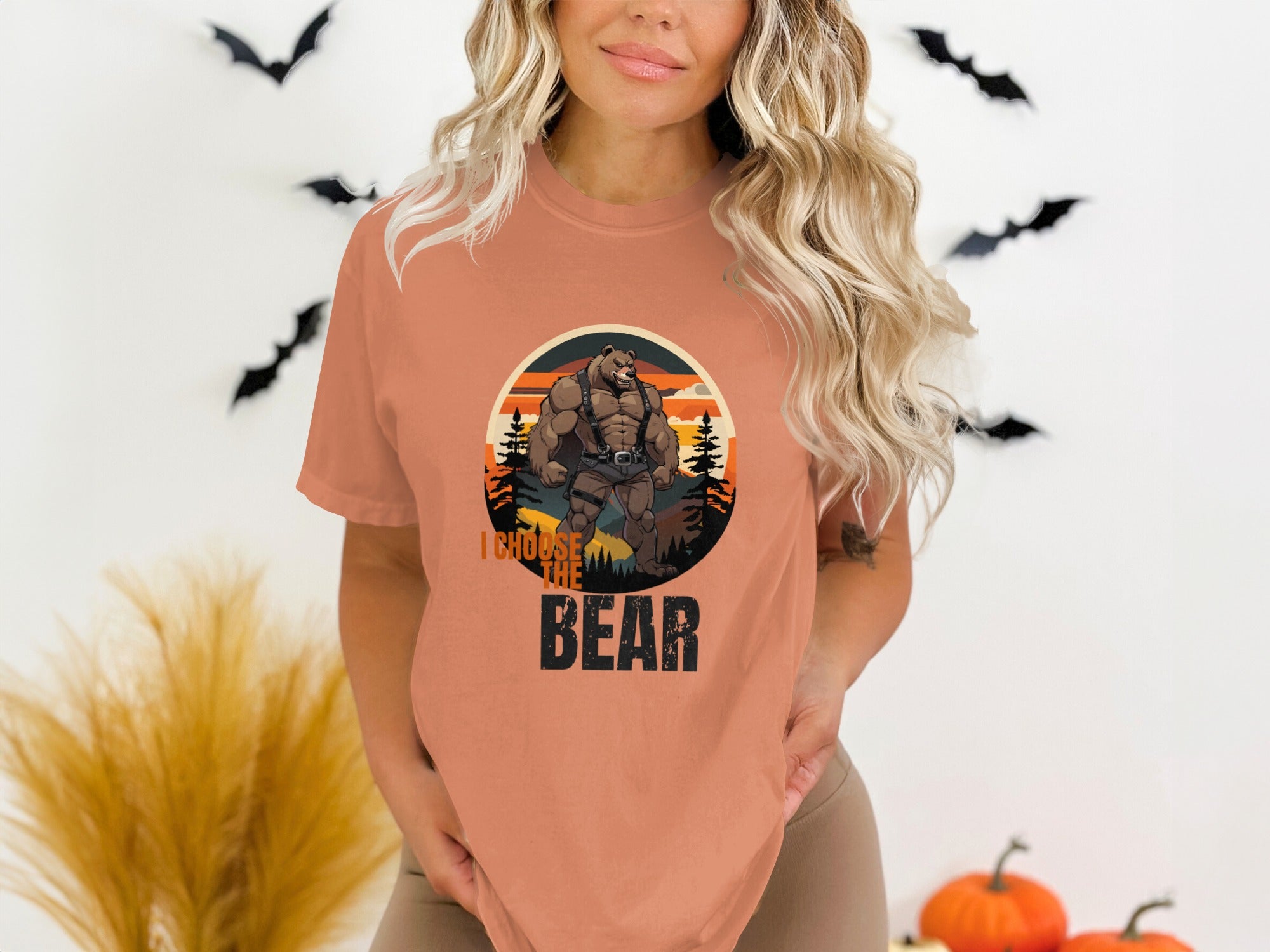 I Choose The Bear Halloween Graphic T-Shirt