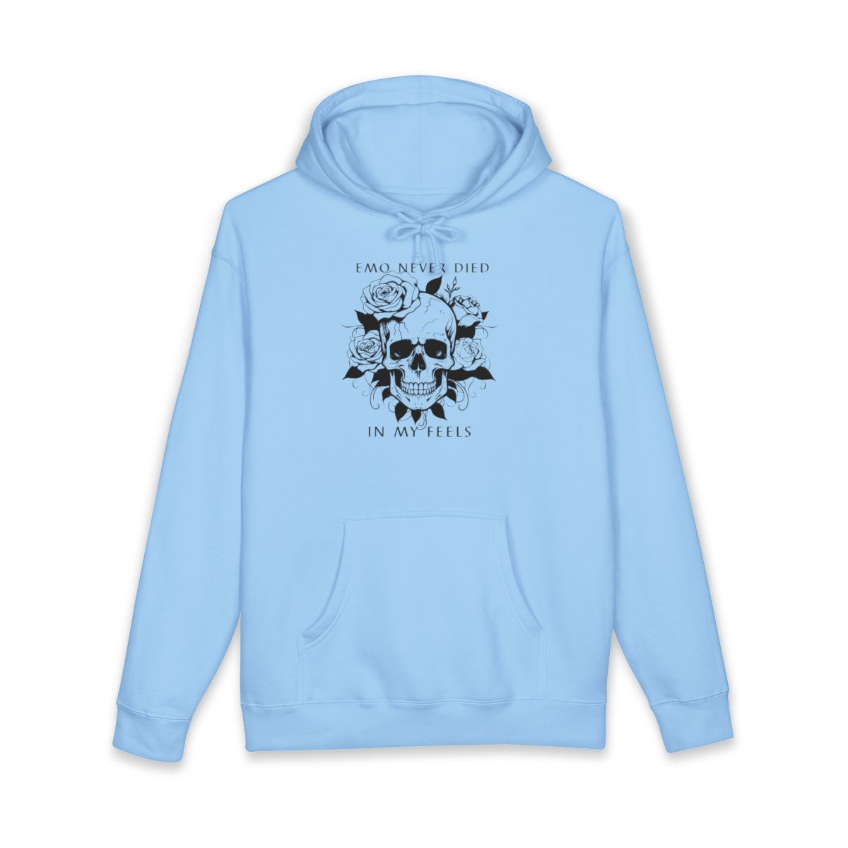 Emo Never Died In My Feels Skull Hoodie