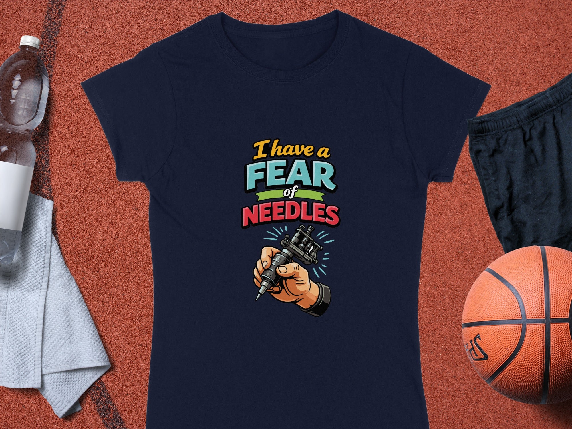 I Have a Fear of Needles Fun Graphic T-Shirt