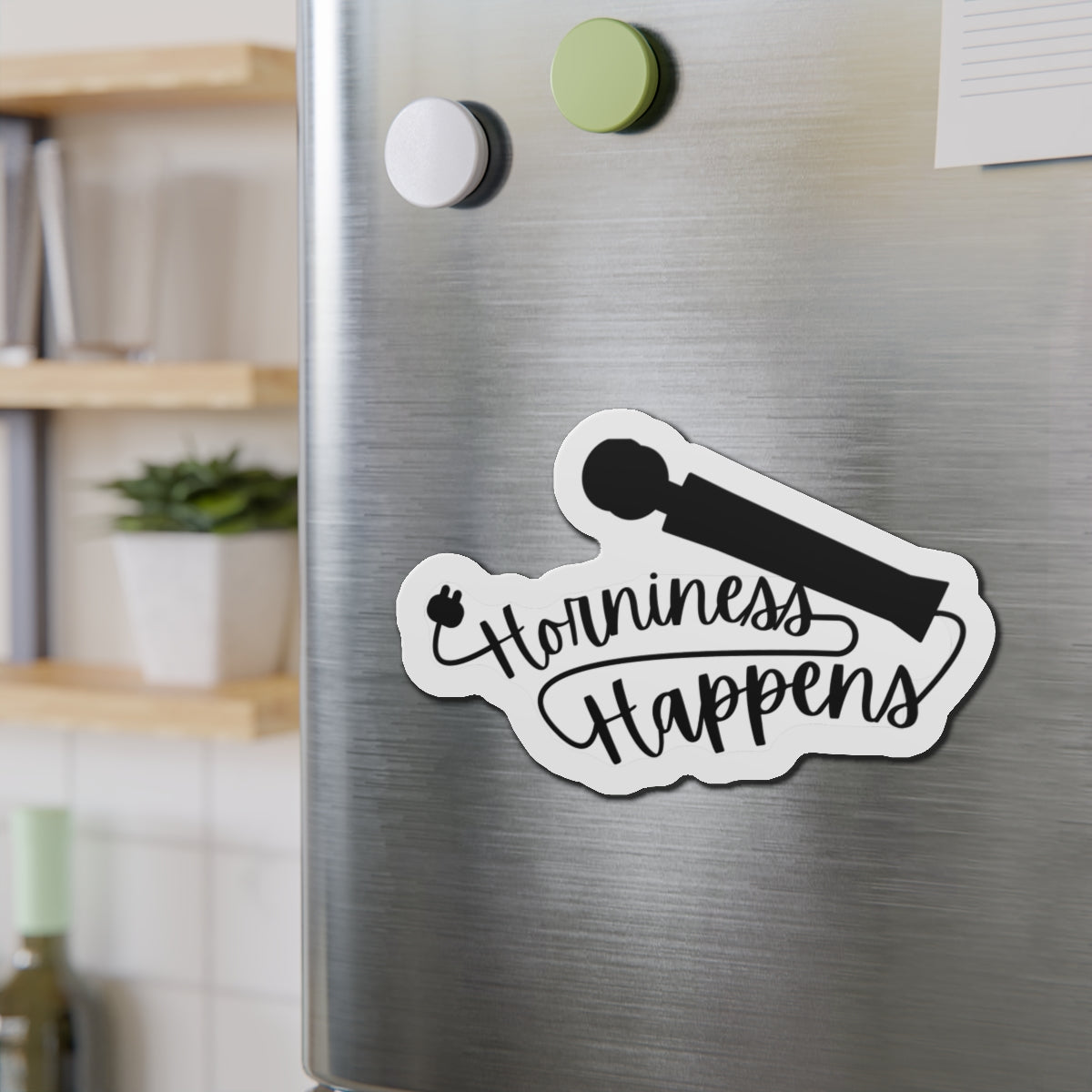 Horniness Happens Sticker for Fun Kitchen Decoration