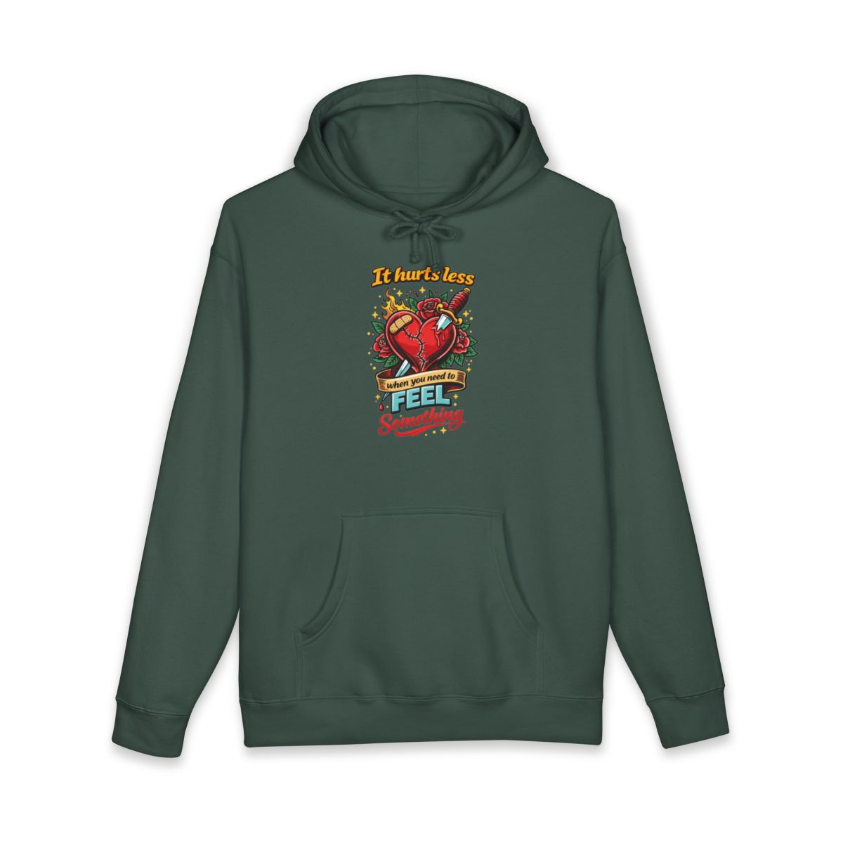 It hurts less when you need to feel something hoodie