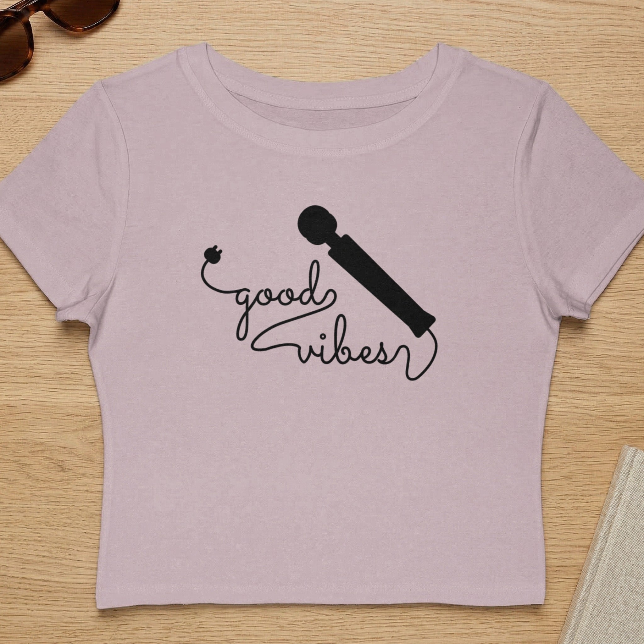 Good Vibes Microphone Graphic Tee Shirt