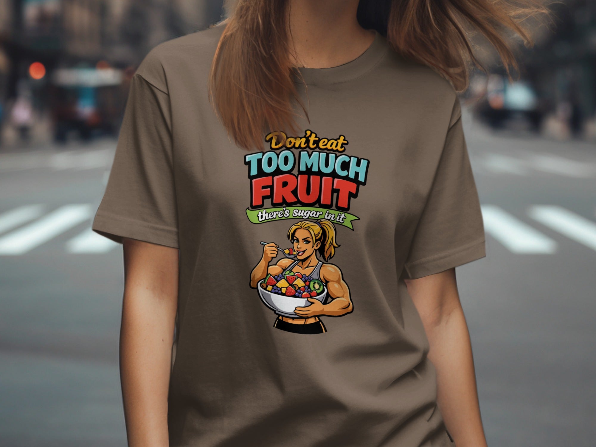 Don't Eat Too Much Fruit Graphic T-Shirt