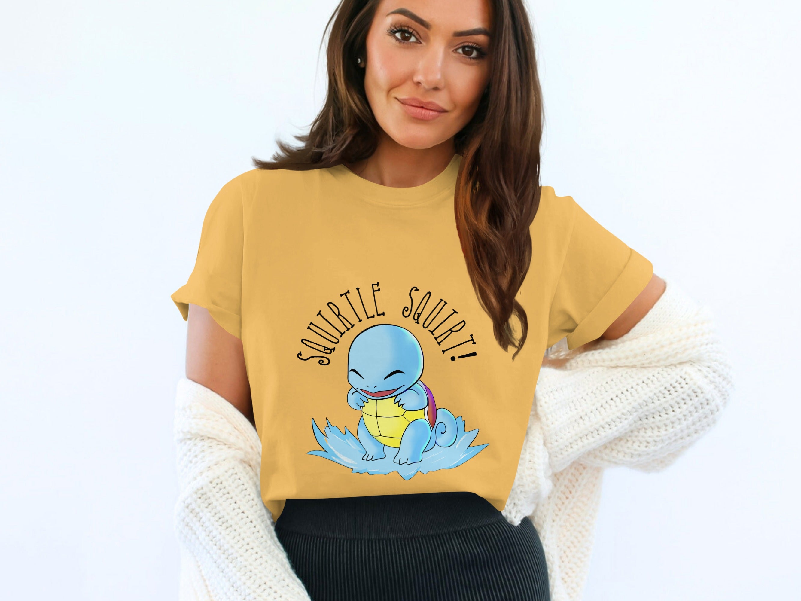 Squirtle Squirt Cute Cartoon Character T-Shirt