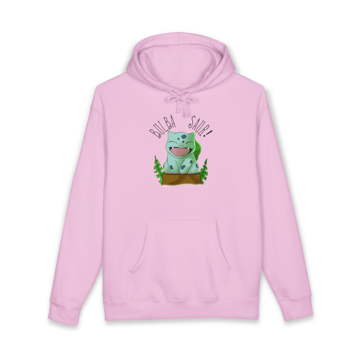 Bulba Saur Graphic Hoodie in Pink for Adults