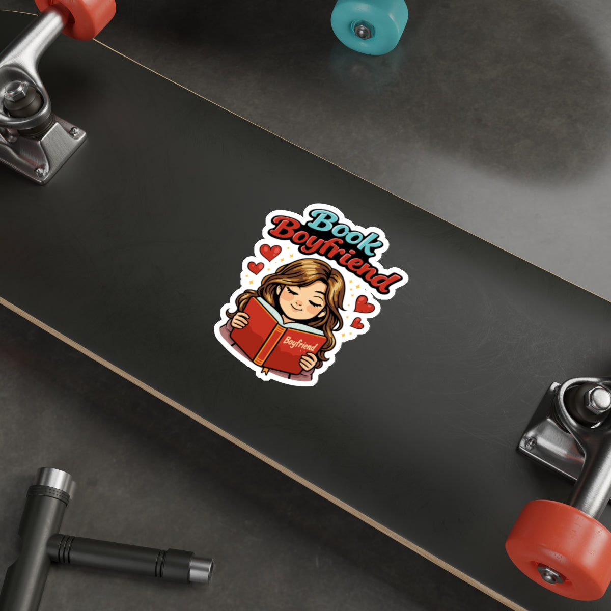 Book Boyfriend Sticker for Book Lovers and Romantic Fans
