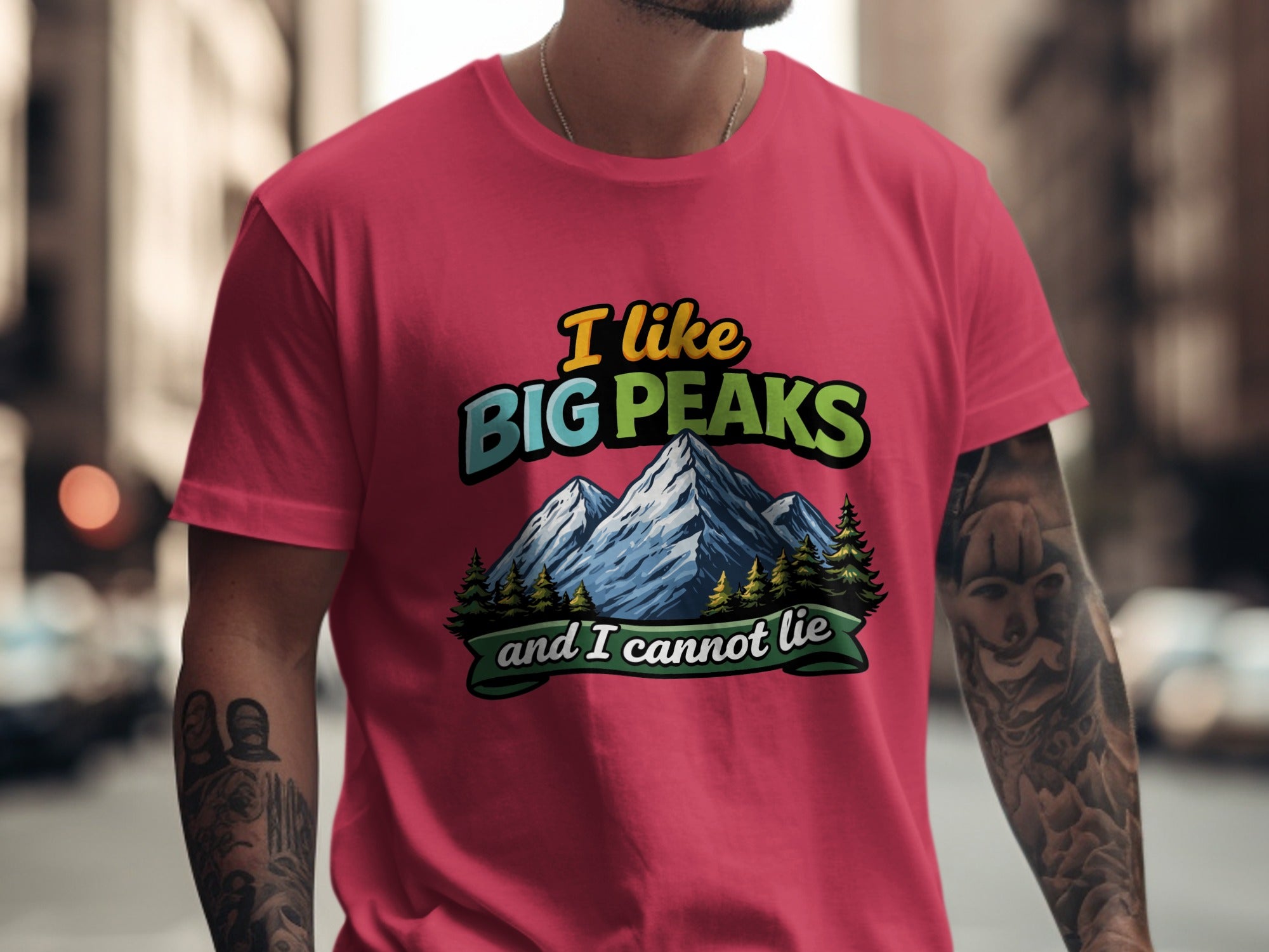 I Like Big Peaks and I Cannot Lie Graphic T-shirt