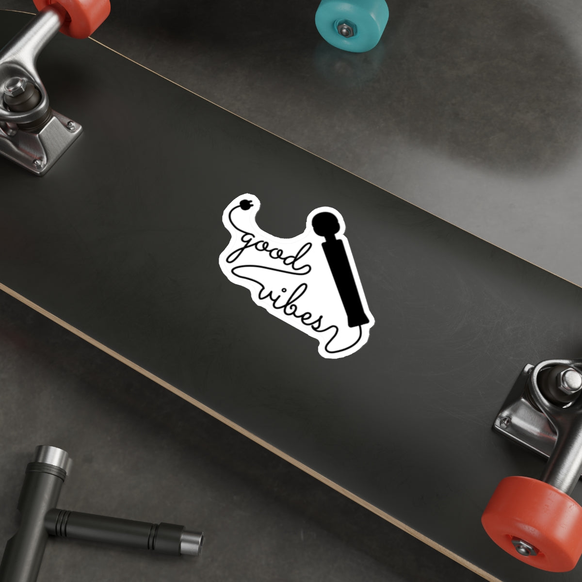 Good Vibes Sticker for Skateboard and More