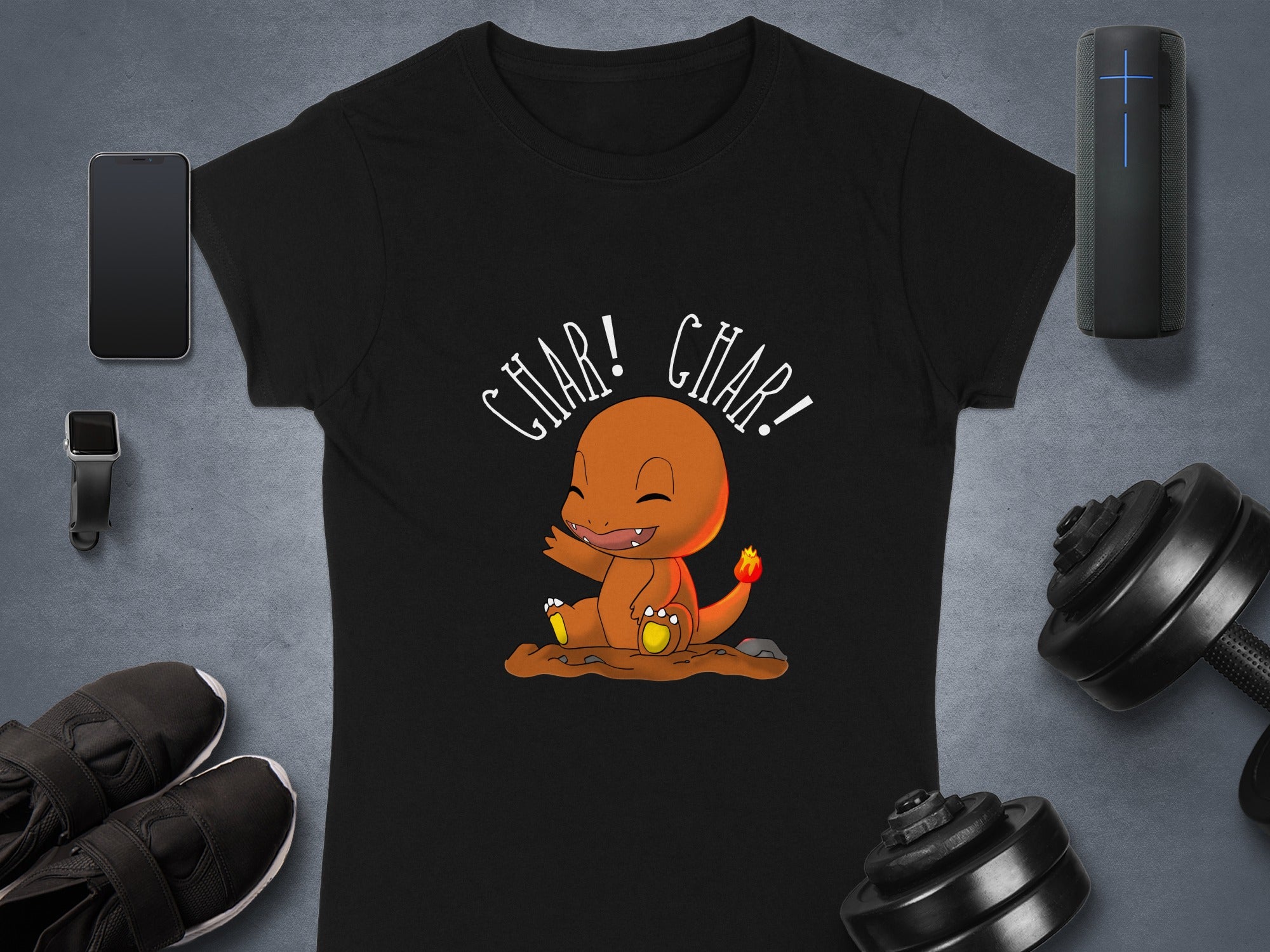 Char Char Cute Graphic Cartoon Character T-Shirt