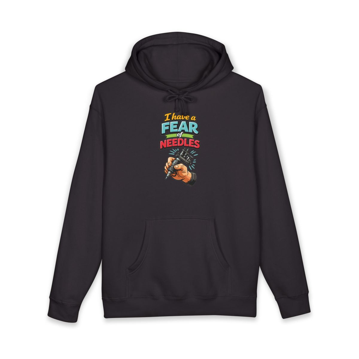 I Have a Fear of Needles Funny Graphic Hoodie