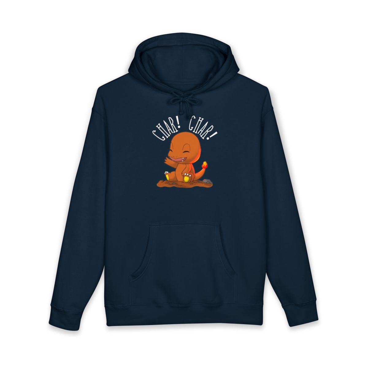 Char Char Cute Fire Lizard Hoodie for Kids and Adults
