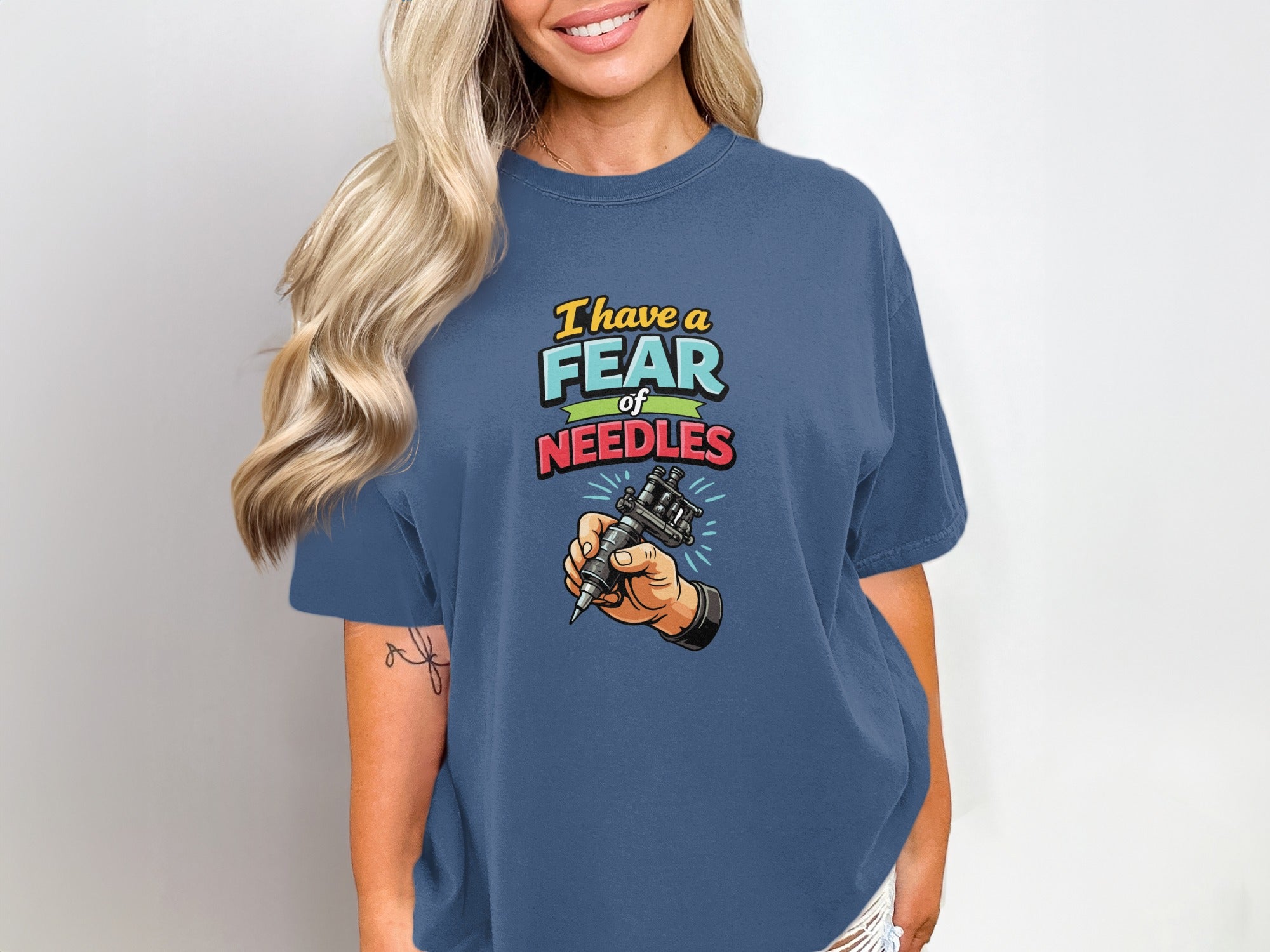 I Have a Fear of Needles Graphic T-Shirt