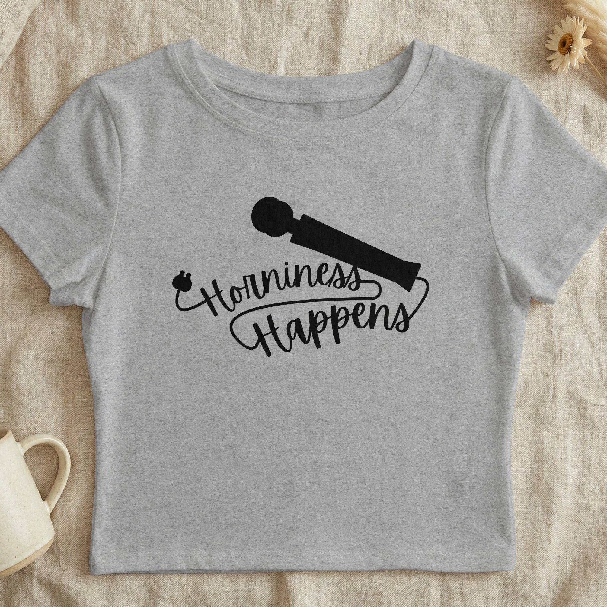 Horniness Happens Short Sleeve Graphic Tee