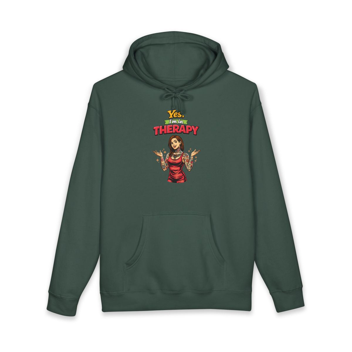 Yes I'm in Therapy Graphic Hoodie Sweatshirt